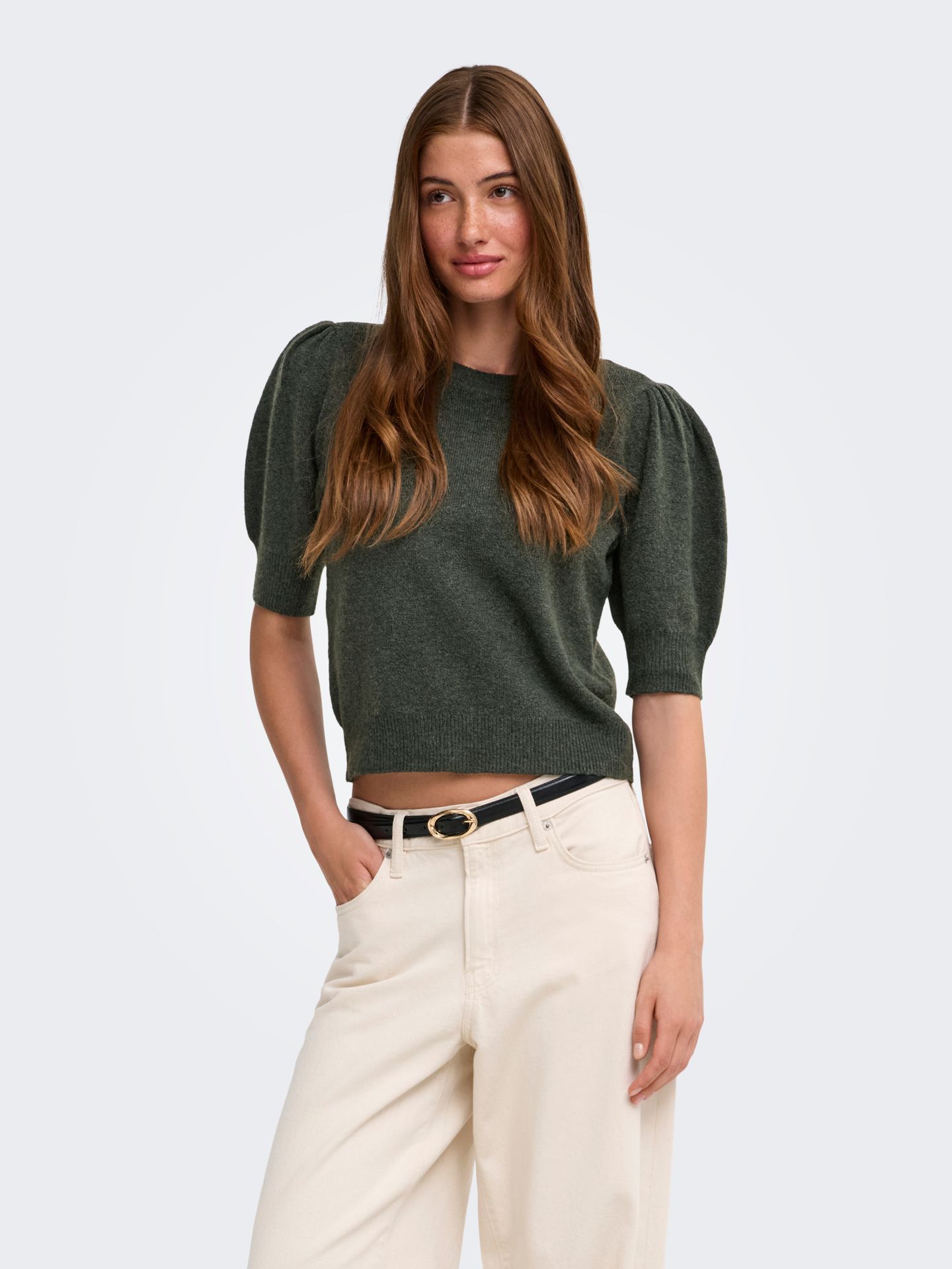 Only ONLRICA LIFE 2/4 PULLOVER KNT NOOS Kambaba/Melange 00107518-EKA26011400003625