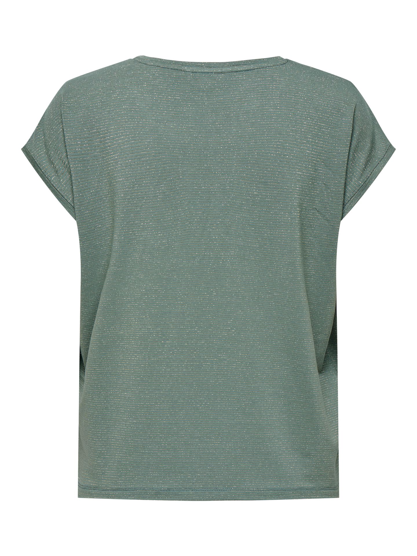 Only ONLCLAUDIA S/S GLITTER STRIPE TOP J Laurel Wreath/GOLD LUREX STRIPE 2900154765023