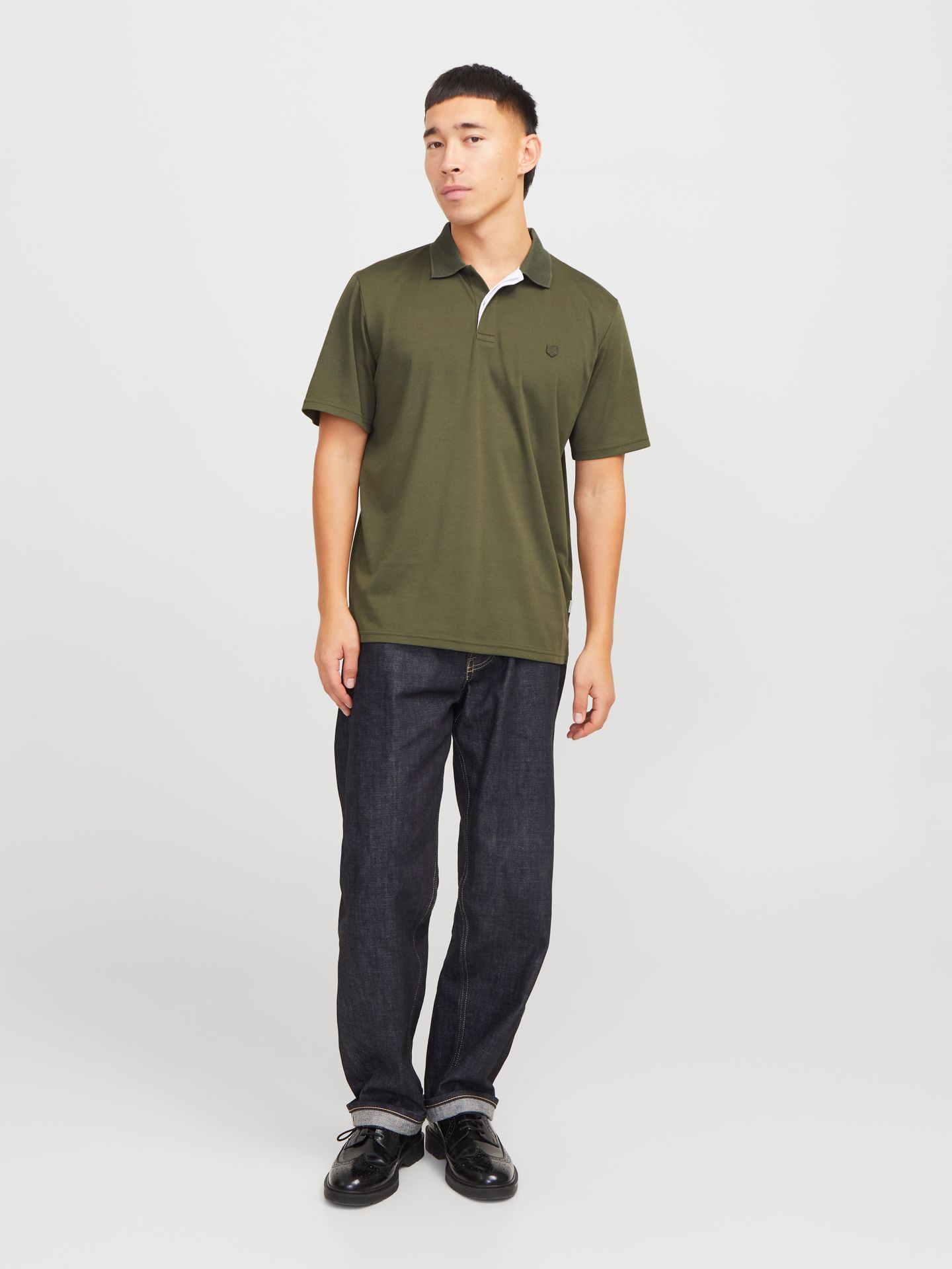 Jack & Jones JPRCCRODNEY SS POLO NOOS Olive Night 2900153286017
