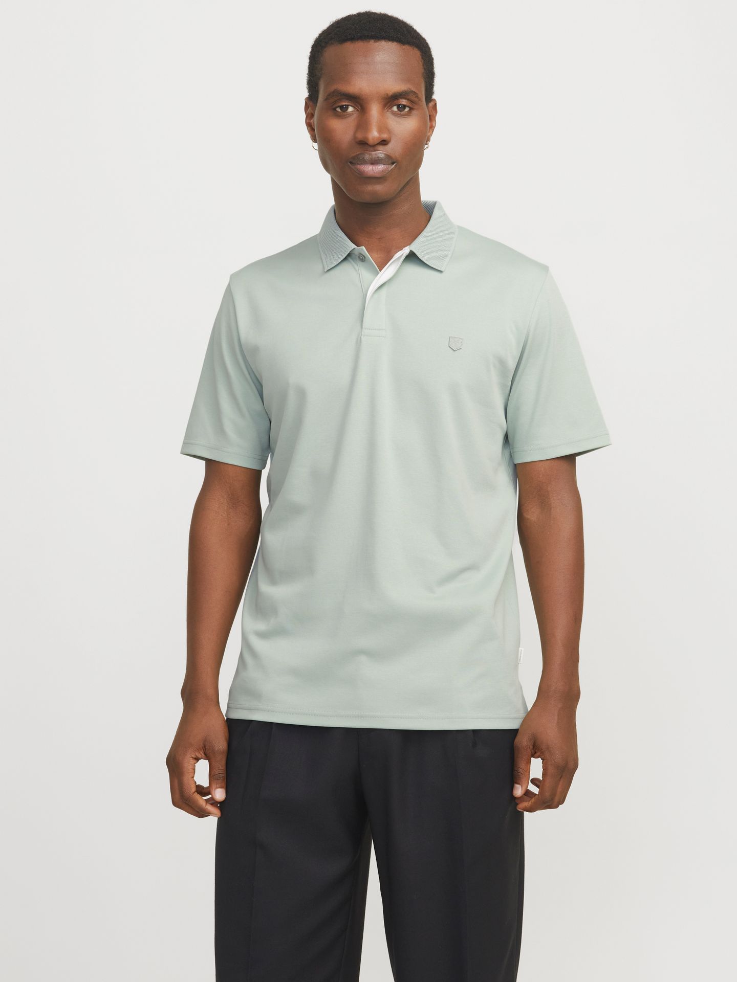 Jack & Jones JPRCCRODNEY SS POLO NOOS Aqua Gray 00107661-EKA26011400002613