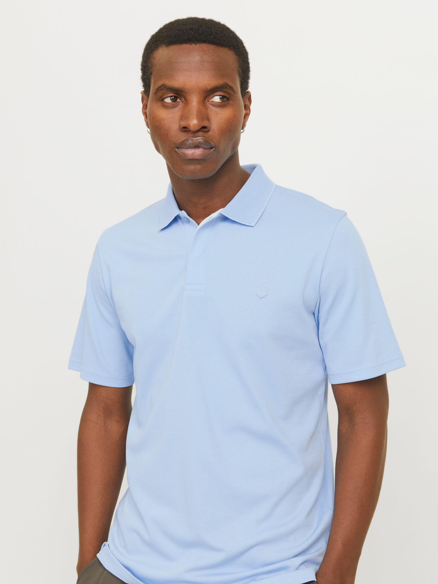 Jack & Jones JPRCCRODNEY SS POLO NOOS Chambray Blue 2900153289025