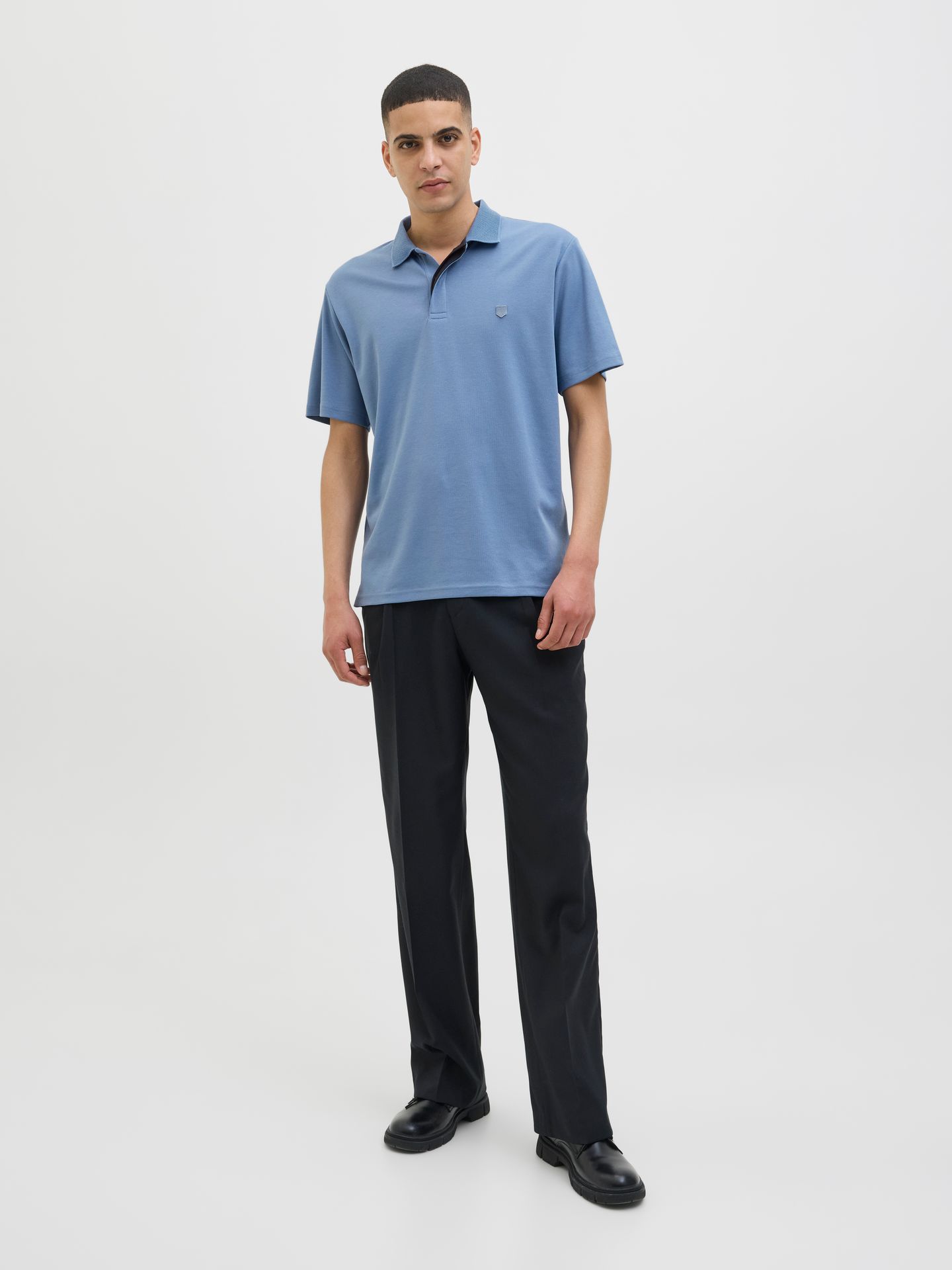 Jack & Jones JPRCCRODNEY SS POLO NOOS Quiet Harbor 2900156187021