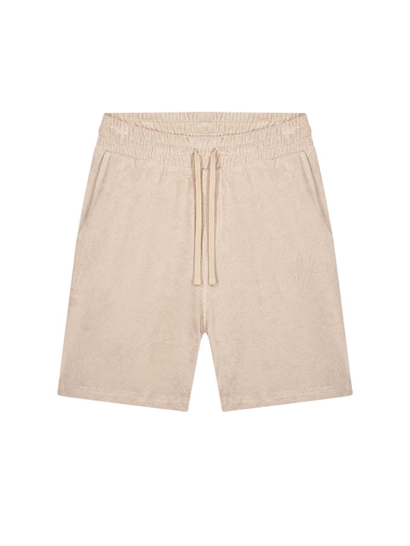 Malelions Signature toweling shorts Taupe 00107664-Z4