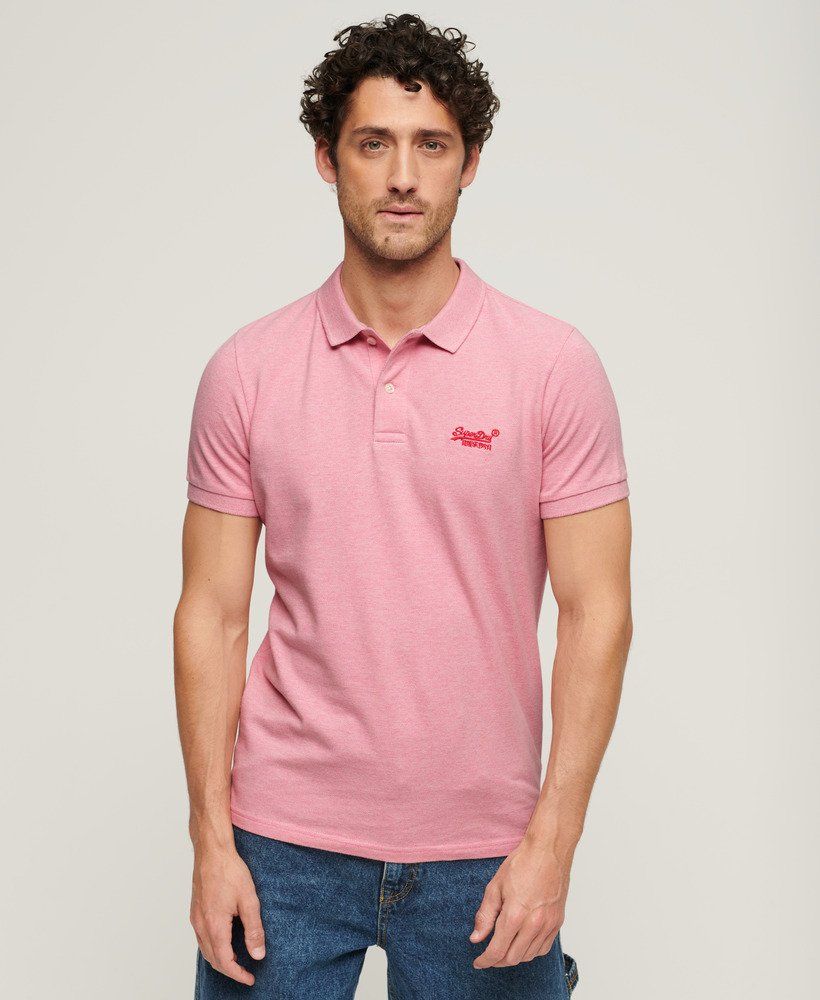 Superdry Classic pique polo Light Pink 2900147103061