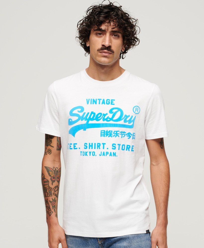 Superdry Neon vl t shirt 01c Optic 00107692-01C