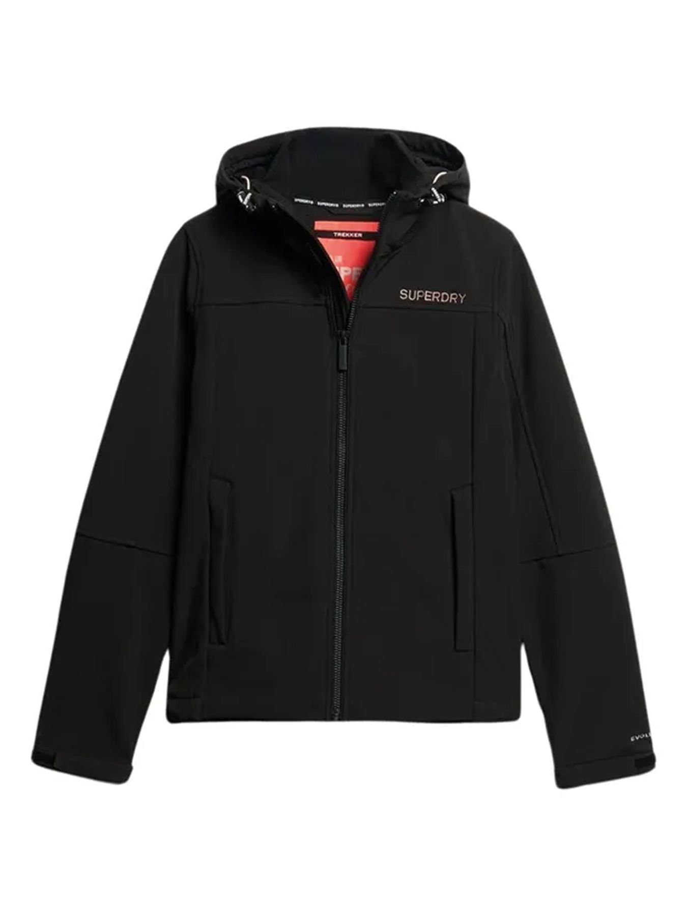 Superdry Hooded softshell jacket 02A Black 2900145992070