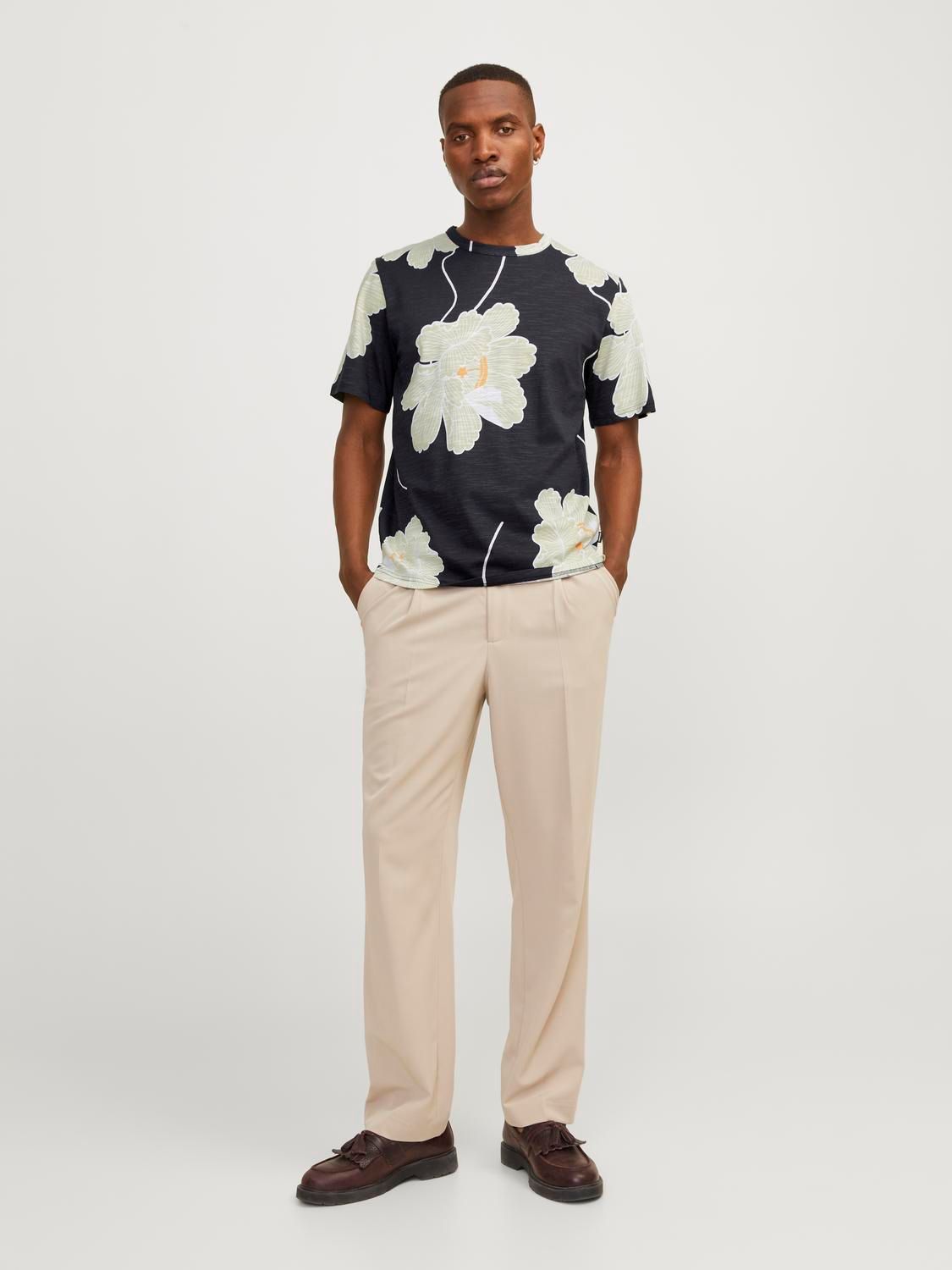 Jack & Jones JPRBLAPALMA AOP SS TEE CREW NECK SN Night Sky 2900146067036