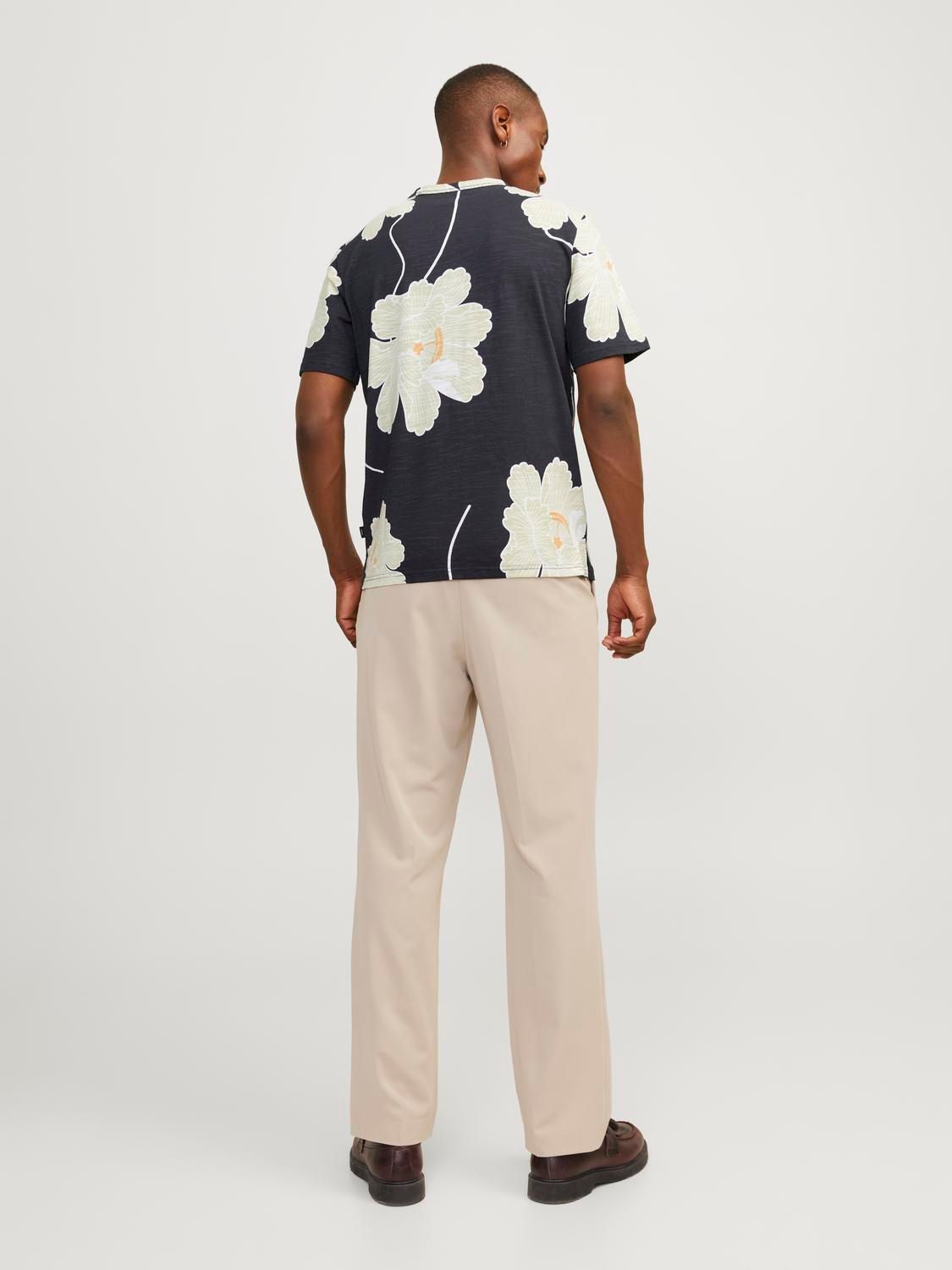 Jack & Jones JPRBLAPALMA AOP SS TEE CREW NECK SN Night Sky 2900146067036