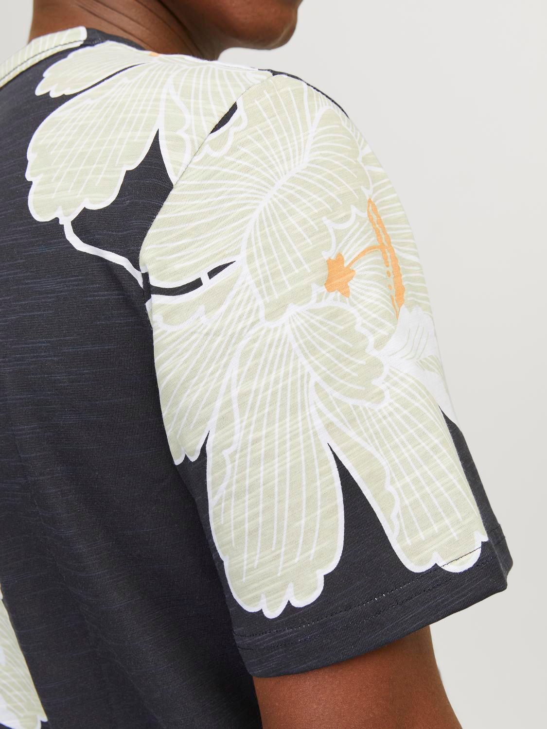 Jack & Jones JPRBLAPALMA AOP SS TEE CREW NECK SN Night Sky 2900146067036