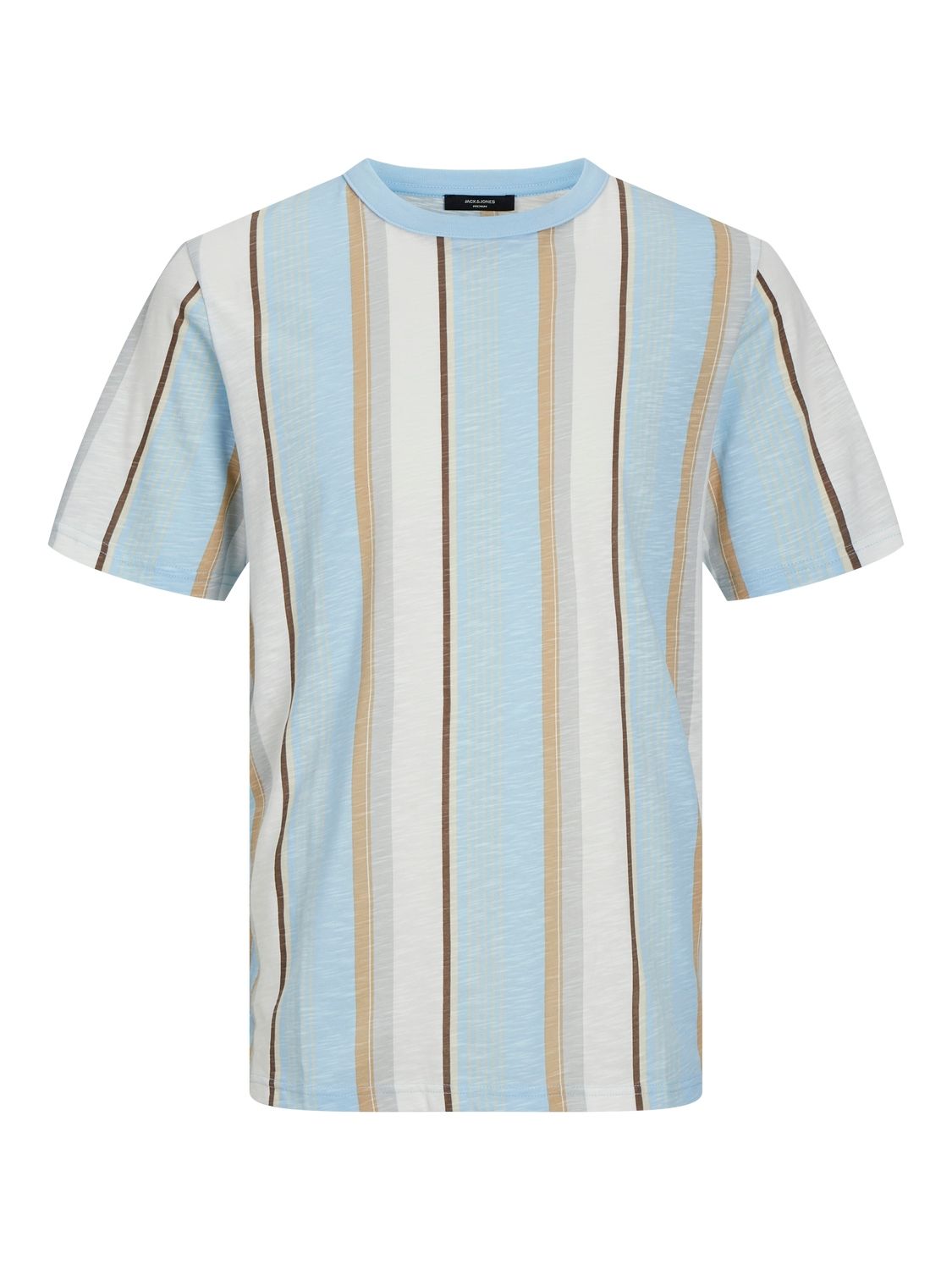 Jack & Jones JPRBLAPALMA AOP SS TEE CREW NECK SN Dutch Canal/Stripes 2900148184052