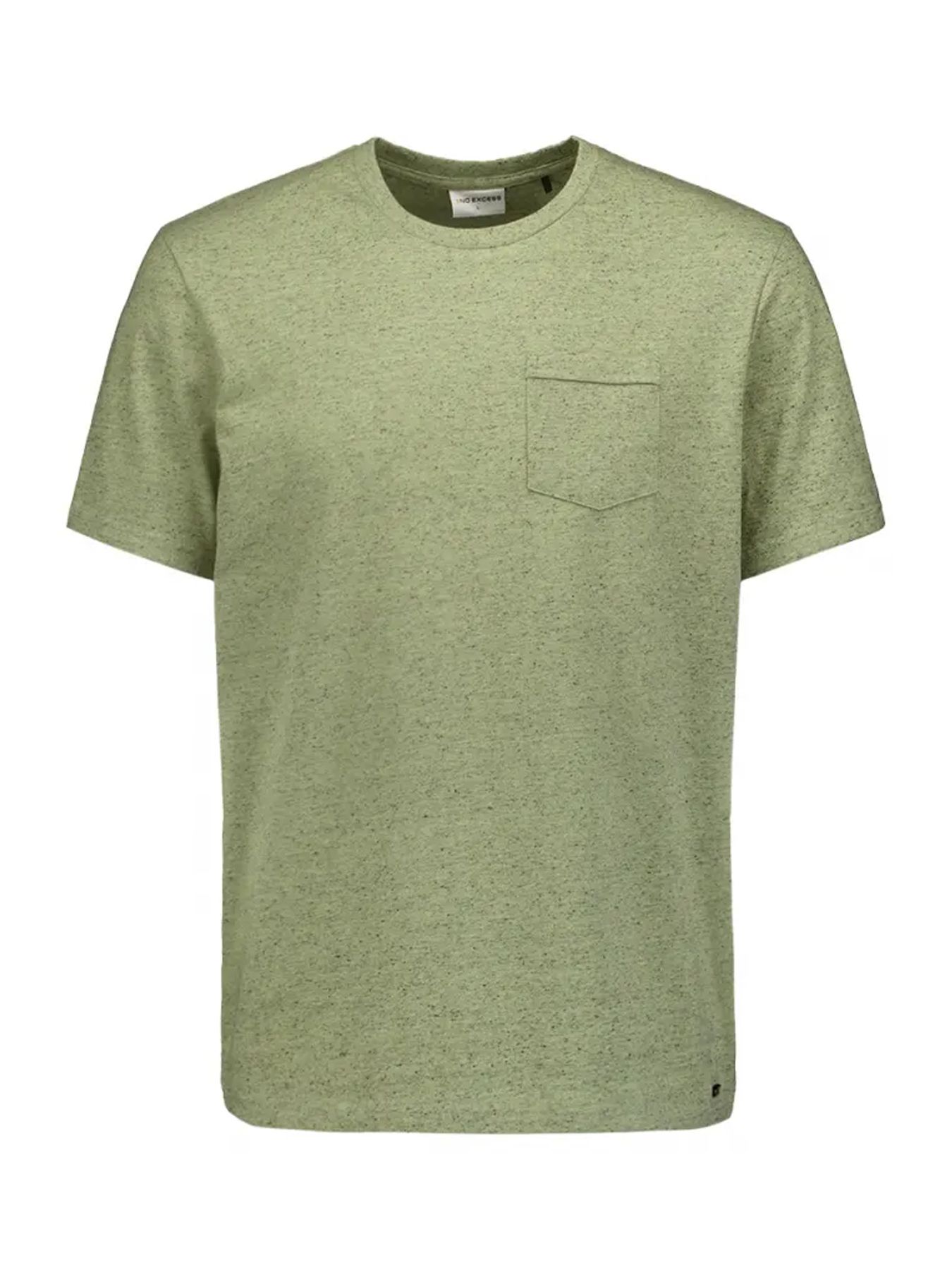 No Excess T-Shirt Crewneck Multi Coloured Melange 056 lime 00107776-EKA14000100000080