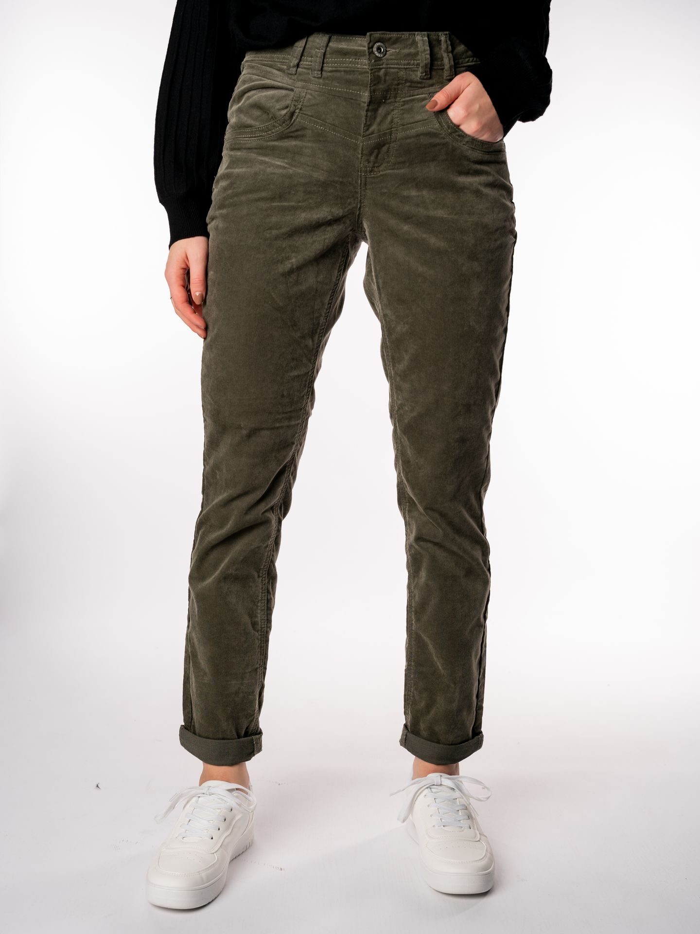 Red Button Carrie finecord dark khaki316 00107860-EKA26007300000062