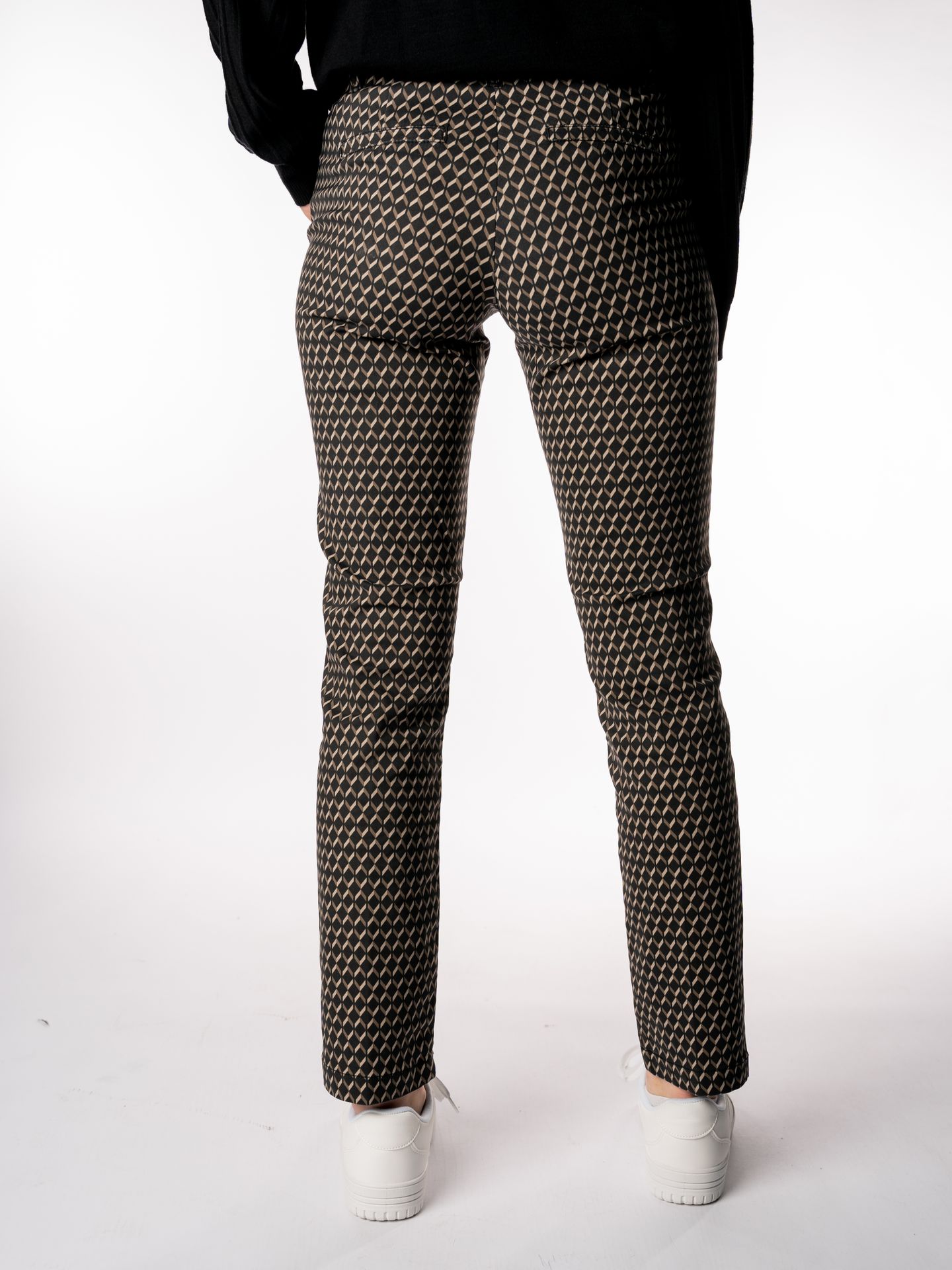 Red Button Diana fancy print black1 2900146360038