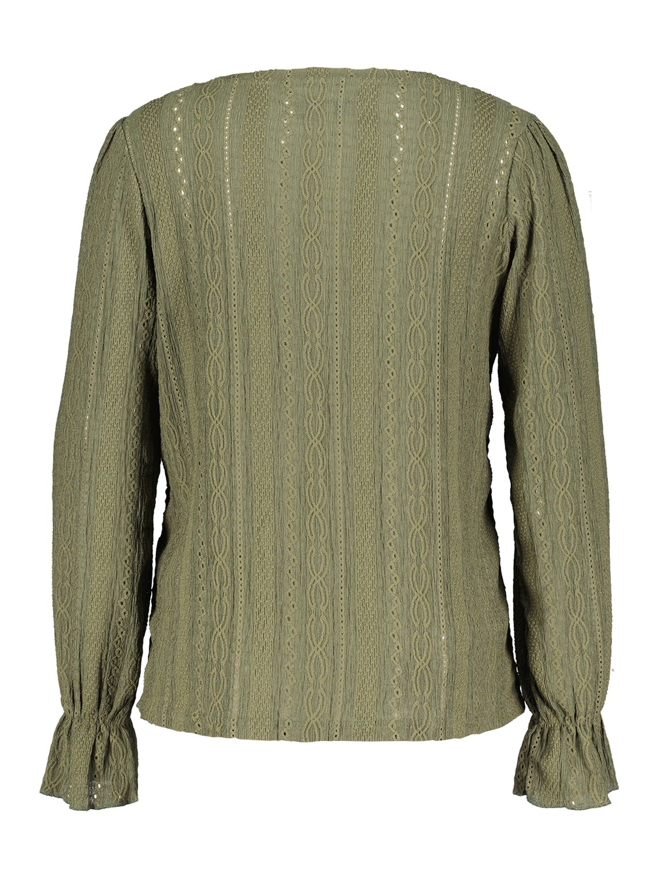 Red Button Top Ajour army green336 2900146366030