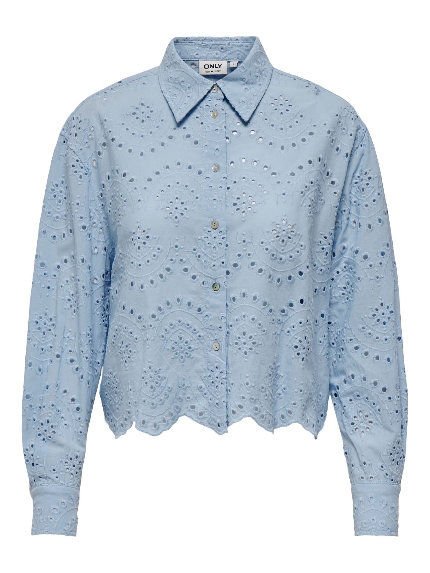 Only ONLVALAIS L/S SHIRT WVN NOOS Cashmere Blue 2900163784022