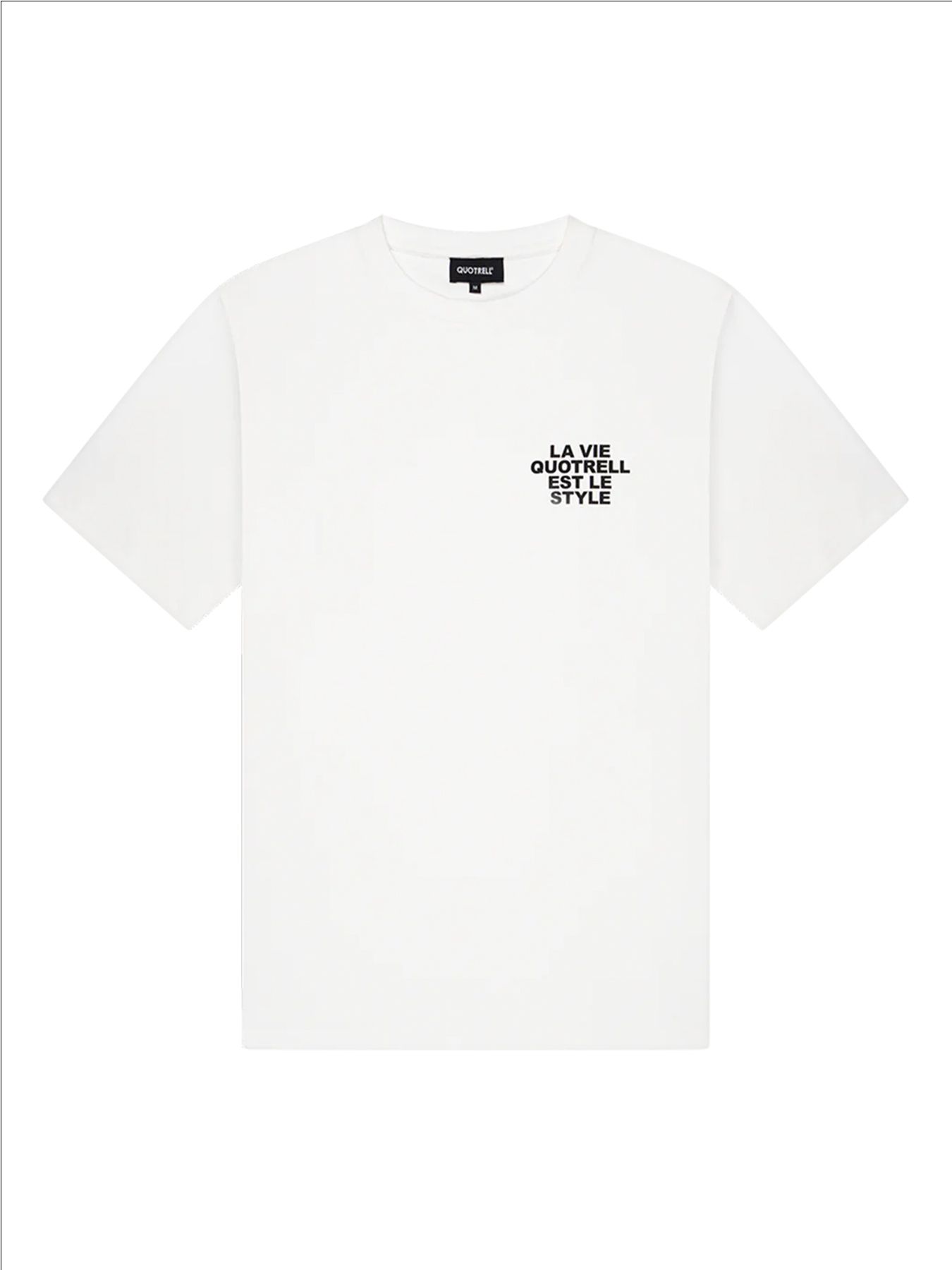 Quotrell La vie t-shirt White/black 2900146975041