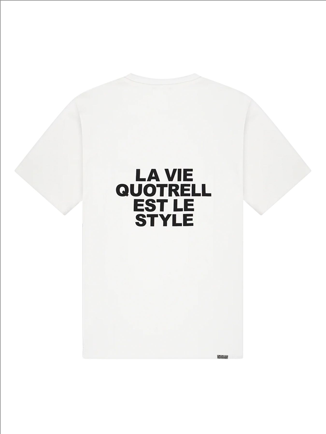 Quotrell La vie t-shirt White/black 2900146975041