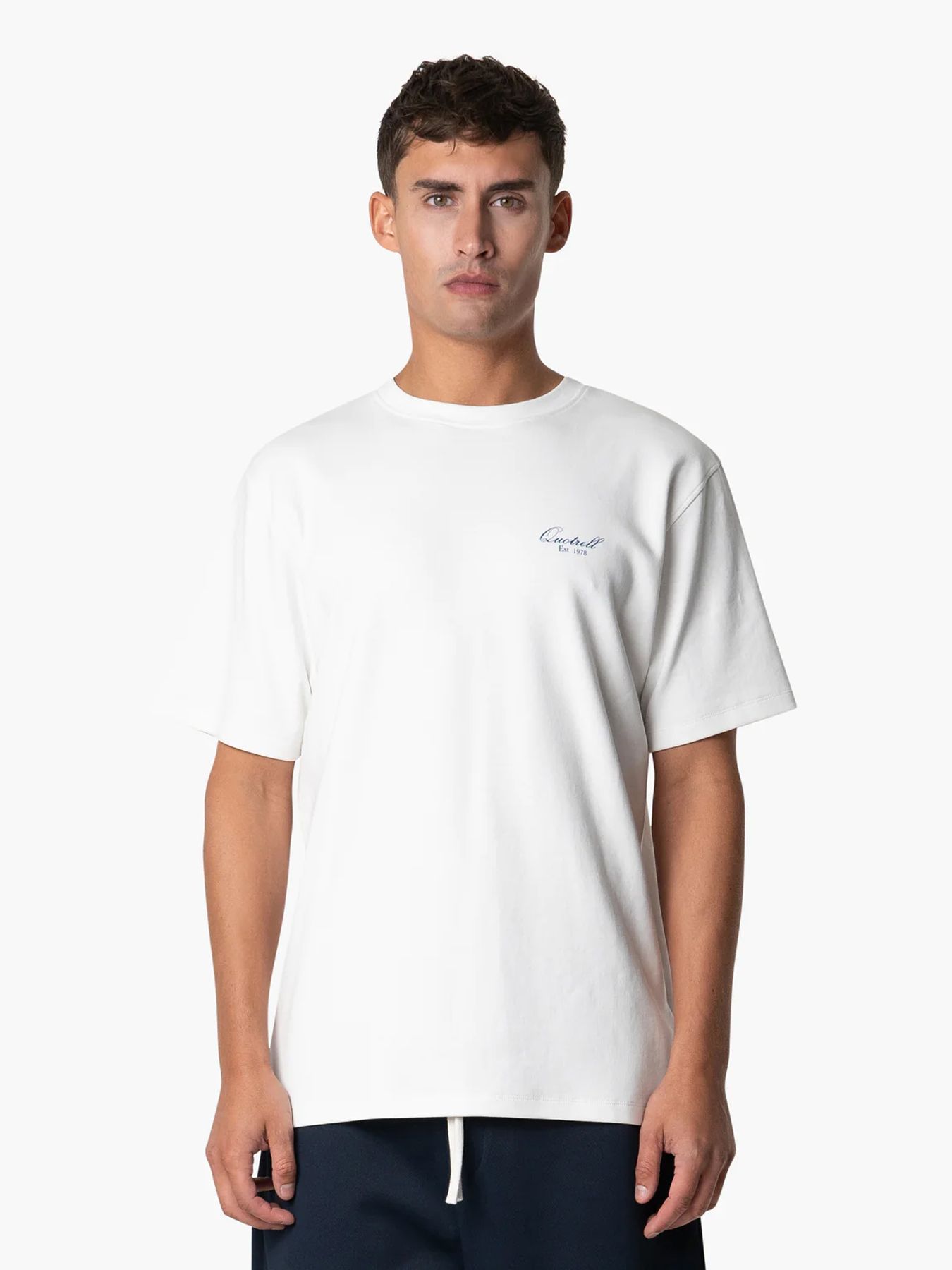 Quotrell Royal t-shirt White/blue 00107929-WBLU