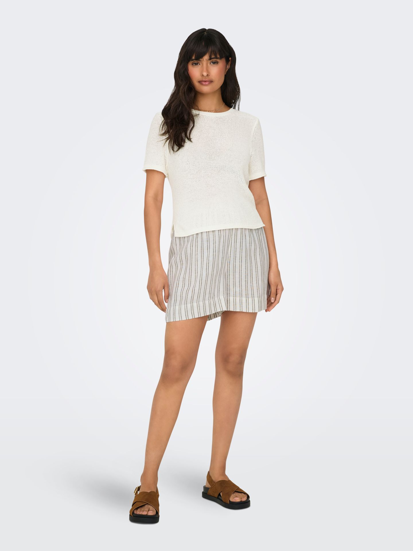 ONLSUNNY S/S PULLOVER KNT NOOS