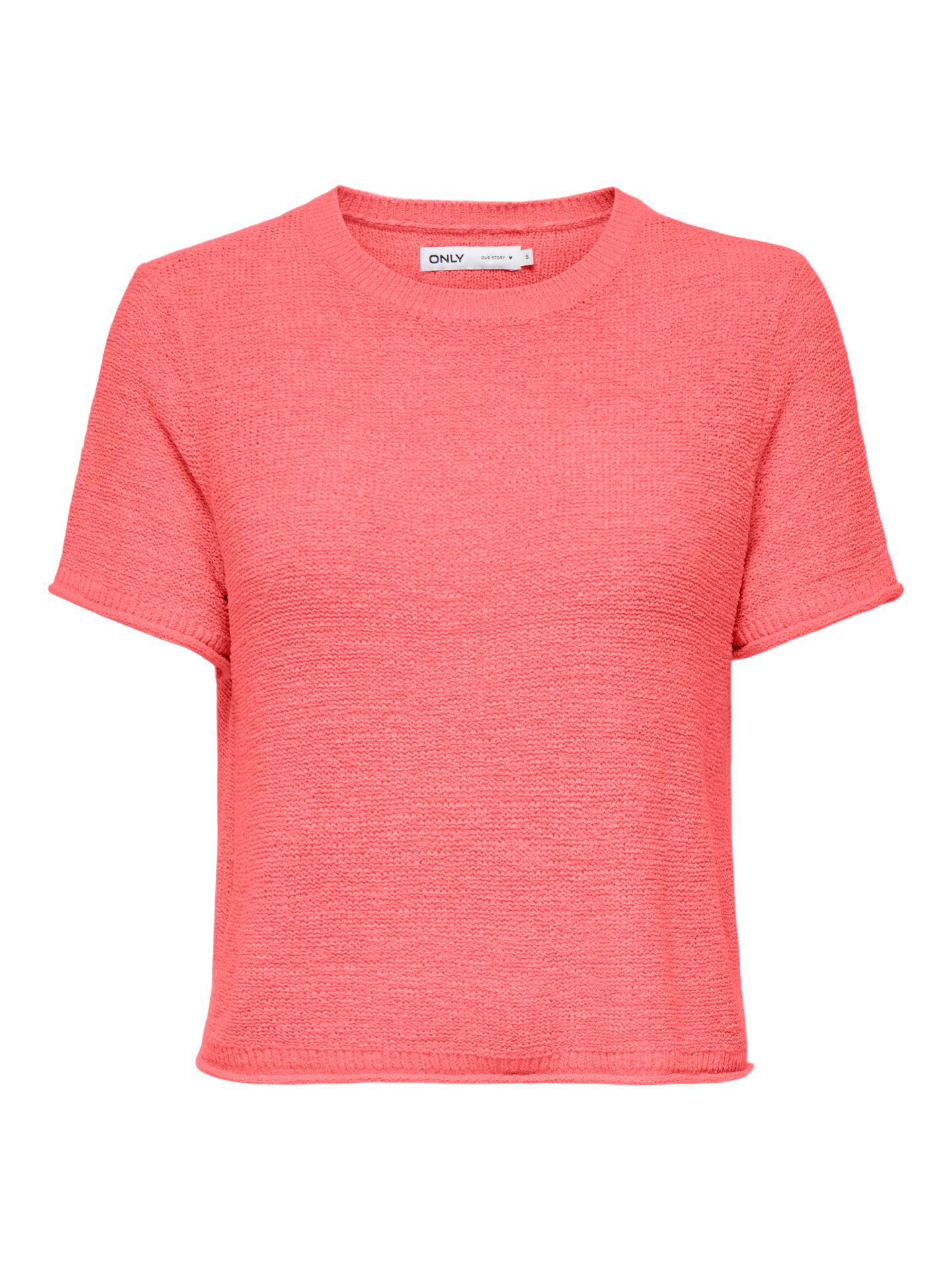 Only ONLSUNNY S/S PULLOVER KNT NOOS Sugar Coral 2900162760041