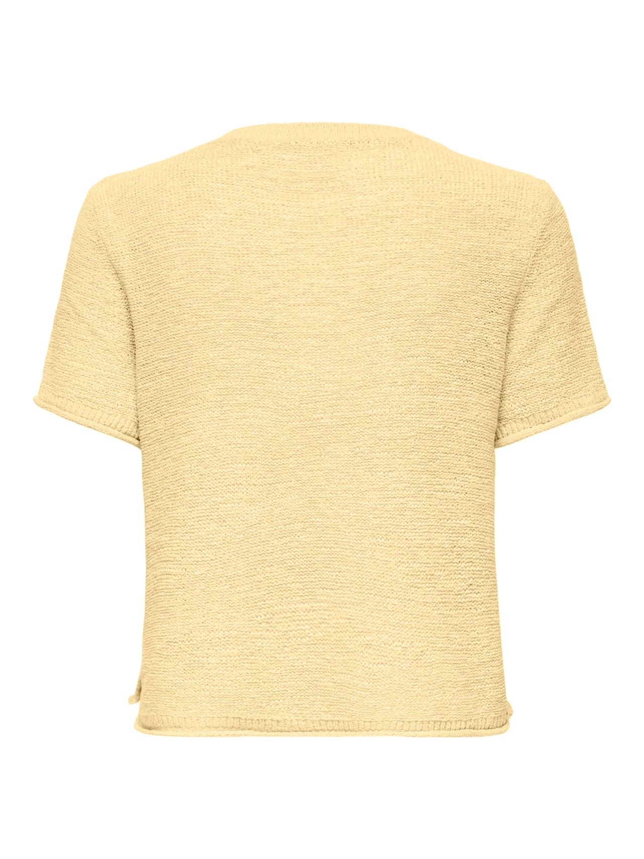 Only ONLSUNNY S/S PULLOVER KNT NOOS Double Cream 2900162762052