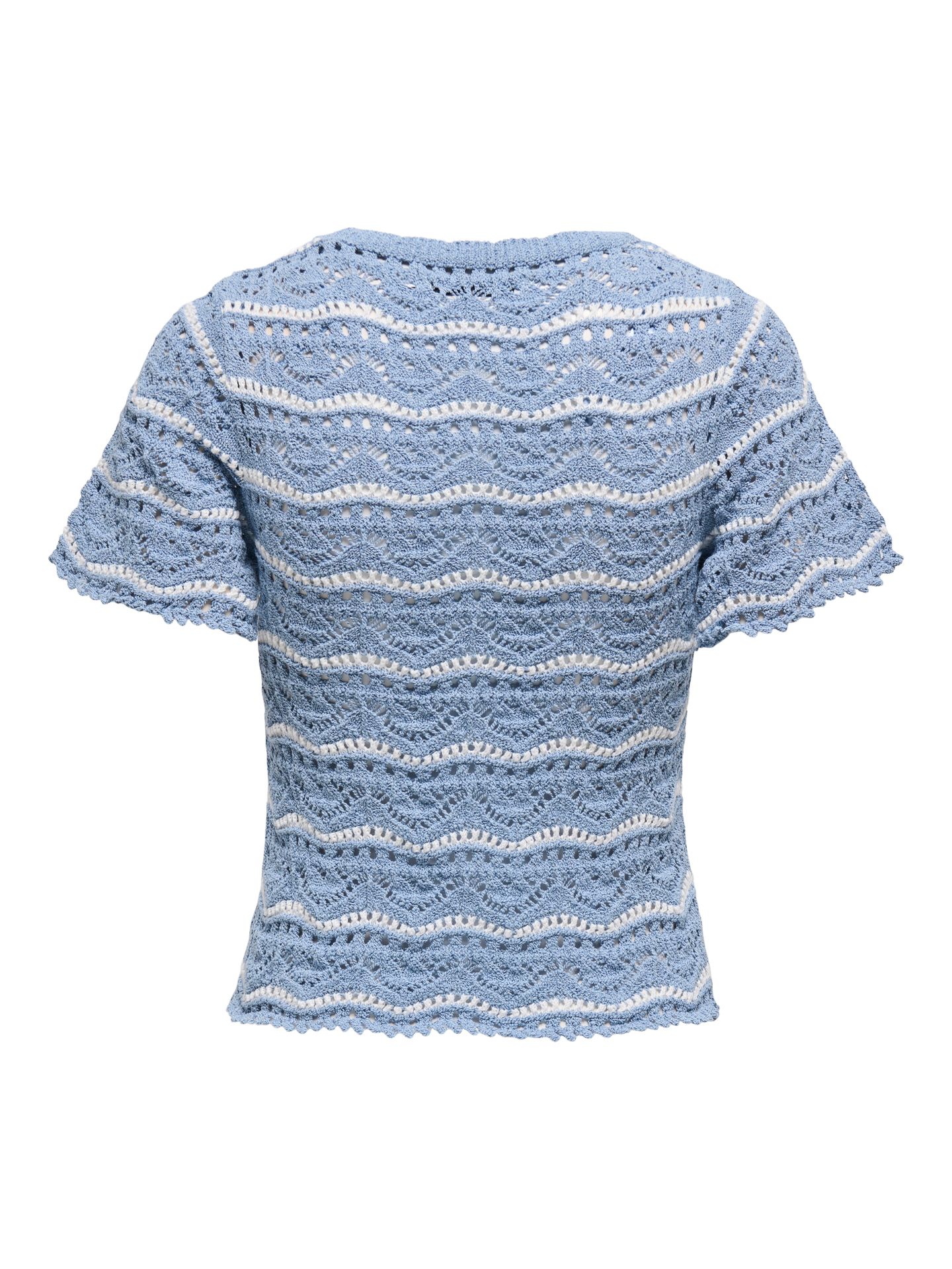 Only ONLANNASOFIA LIFE SS STRIPE O-NECK Forever Blue/Cloud Dancer 2900155222037