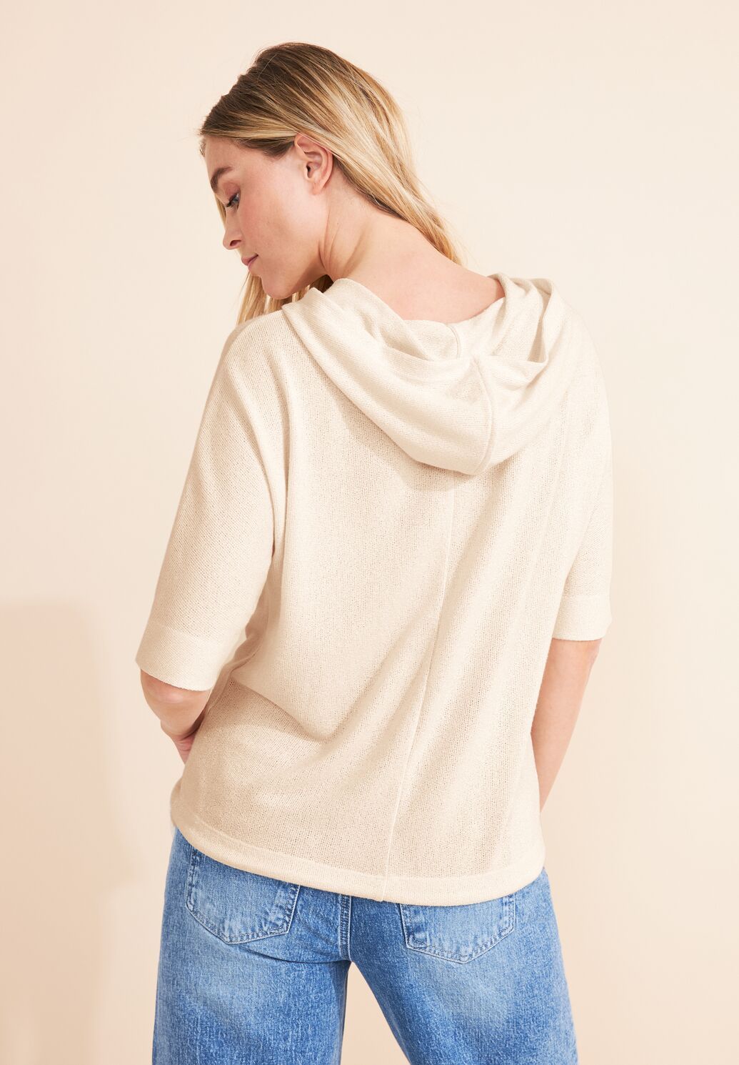 Street-One A321153 fine knit look hoody lucid white 2900146558046