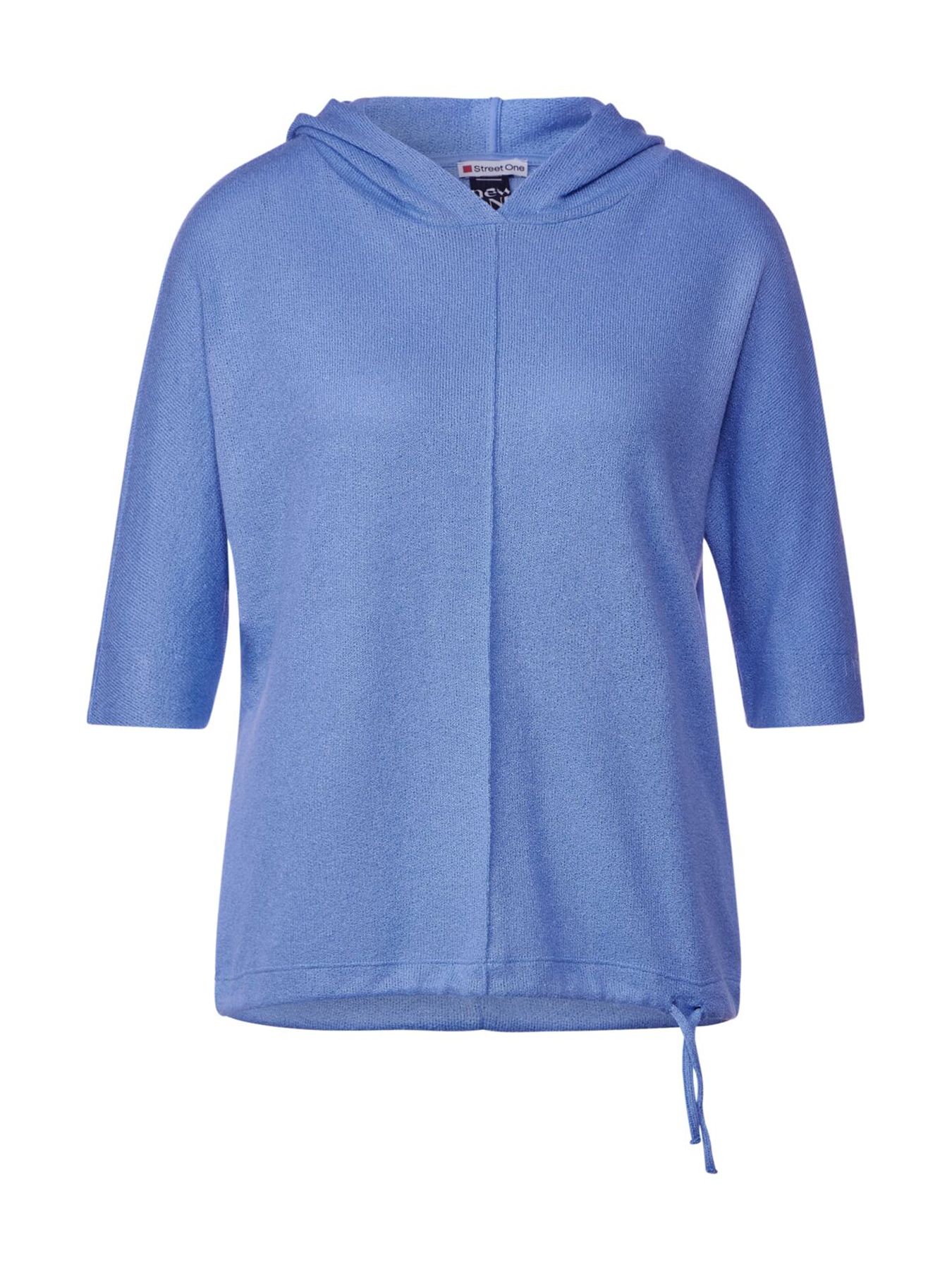 Street-One A321153 fine knit look hoody warm light blue 2900146559036