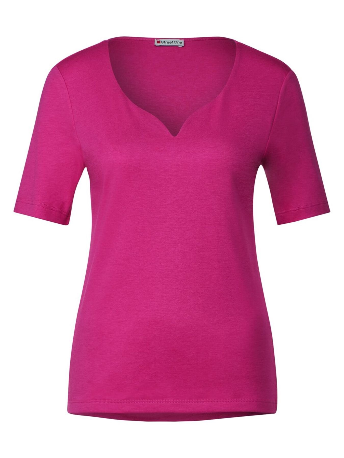 Street-One A321277 QR shirt w.heart neckline s magnolia pink 00108040-EKA19000200000448