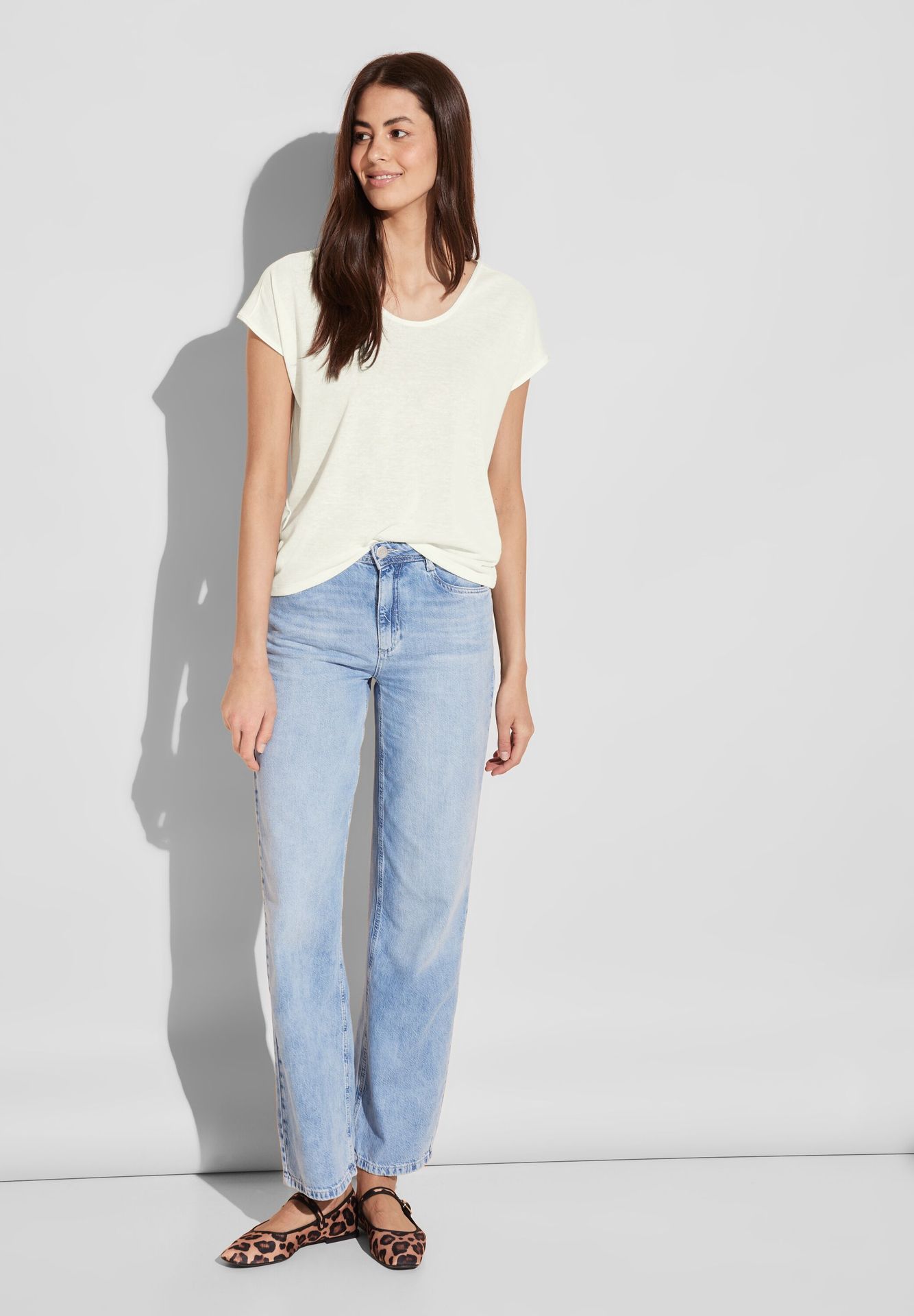 Street-One A321475 LTD QR linen look shirt w.w off white 2900146675040 Street-One A321475 LTD QR linen look shirt w.w off white 2900146675040