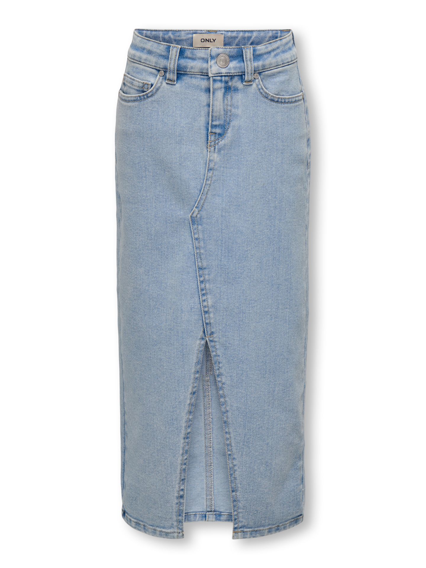 Kids Only KOGSIRI FRONT SLIT SKIRT DNM GUA NO Light Blue Denim 2900146949059