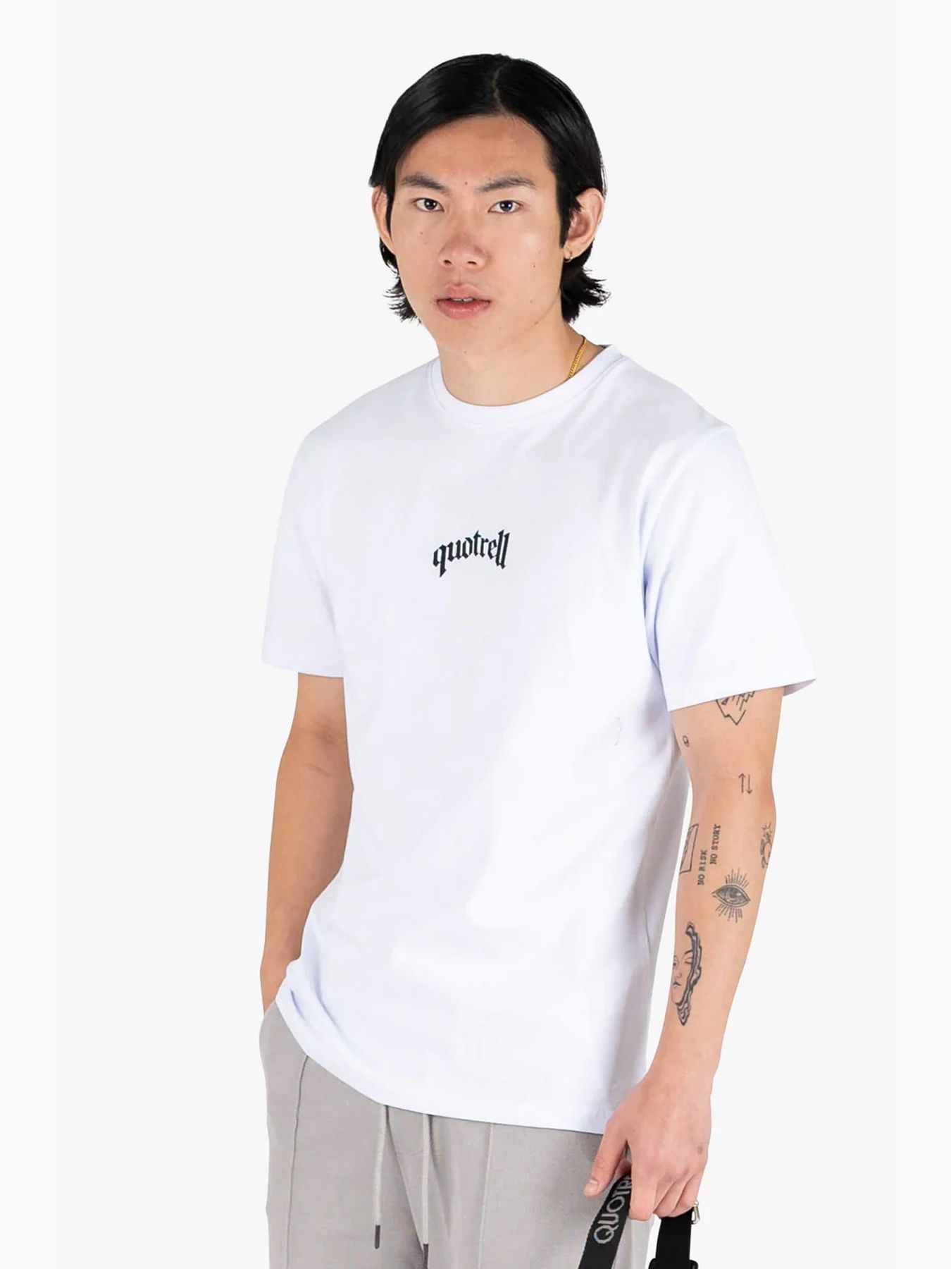Quotrell Global unity t-shirt White/black 00108207-102