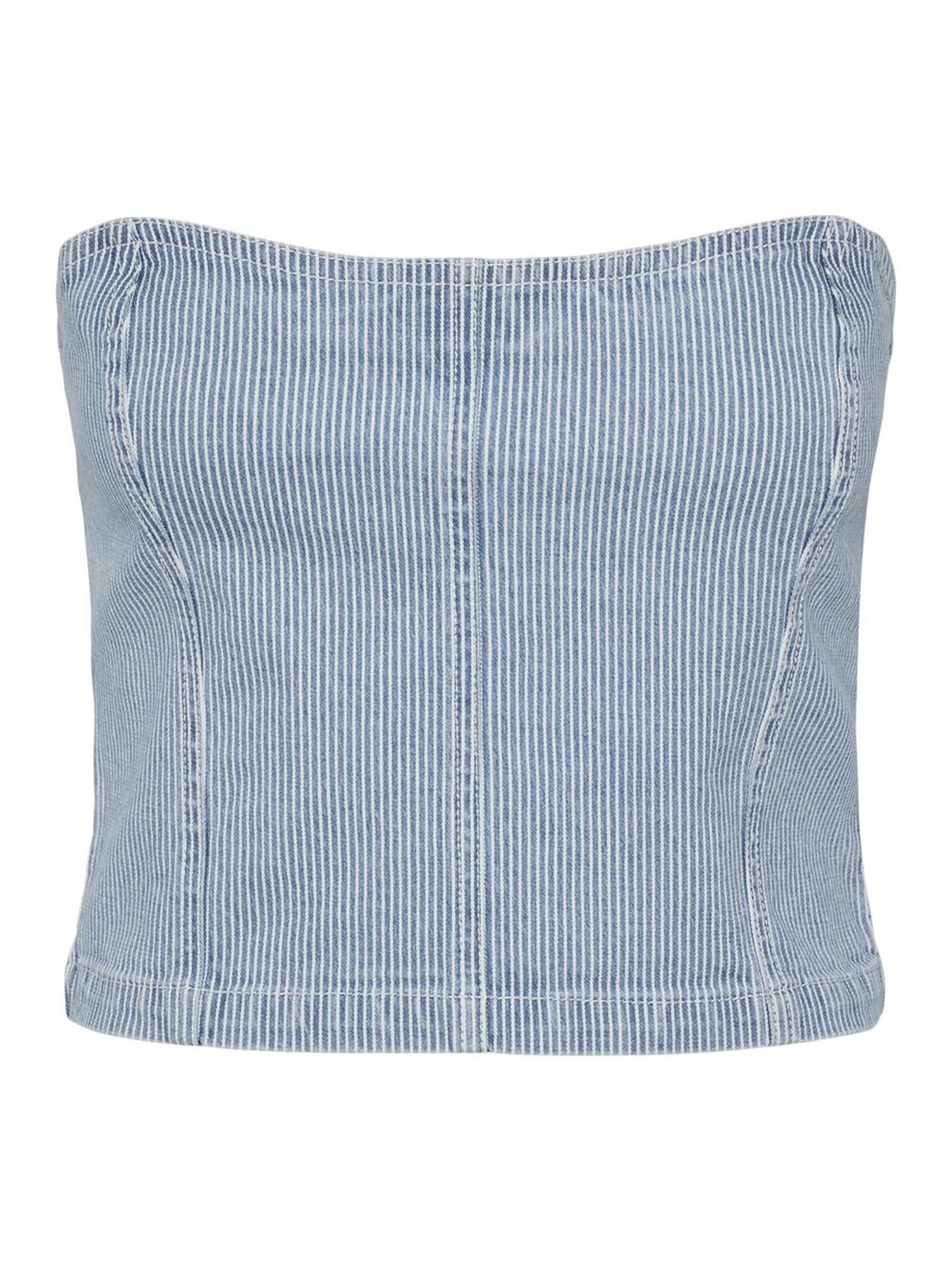 Pieces PCBILLO CORSET BC Light Blue Denim/CLOUD DANCER 2900147040045