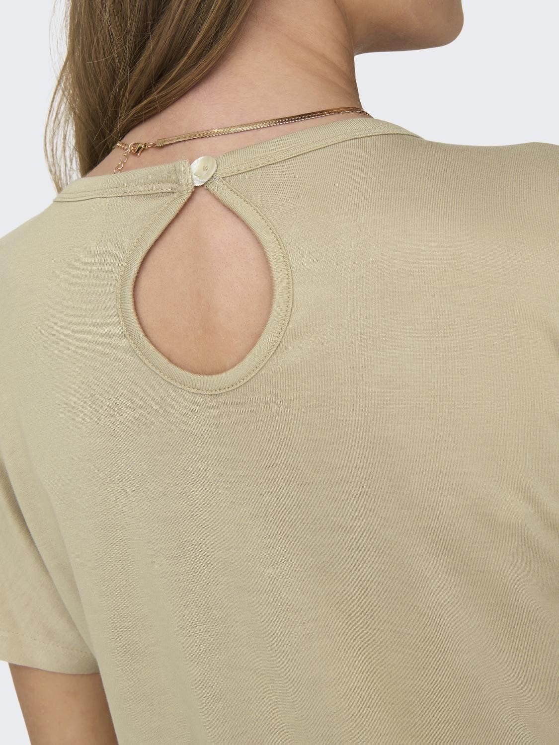 Only ONLFLORA RES S/S ART FOIL TOP BOX J White Pepper/Flower 2900147054035