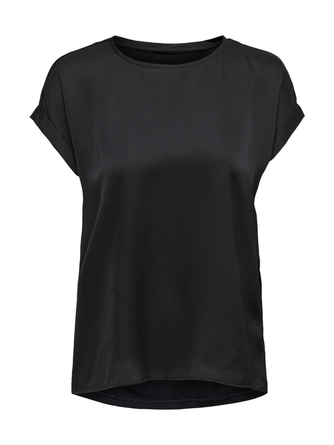 Only ONLLIEKE S/S SATIN MIX TOP WVN NOOS Black 2900147064027