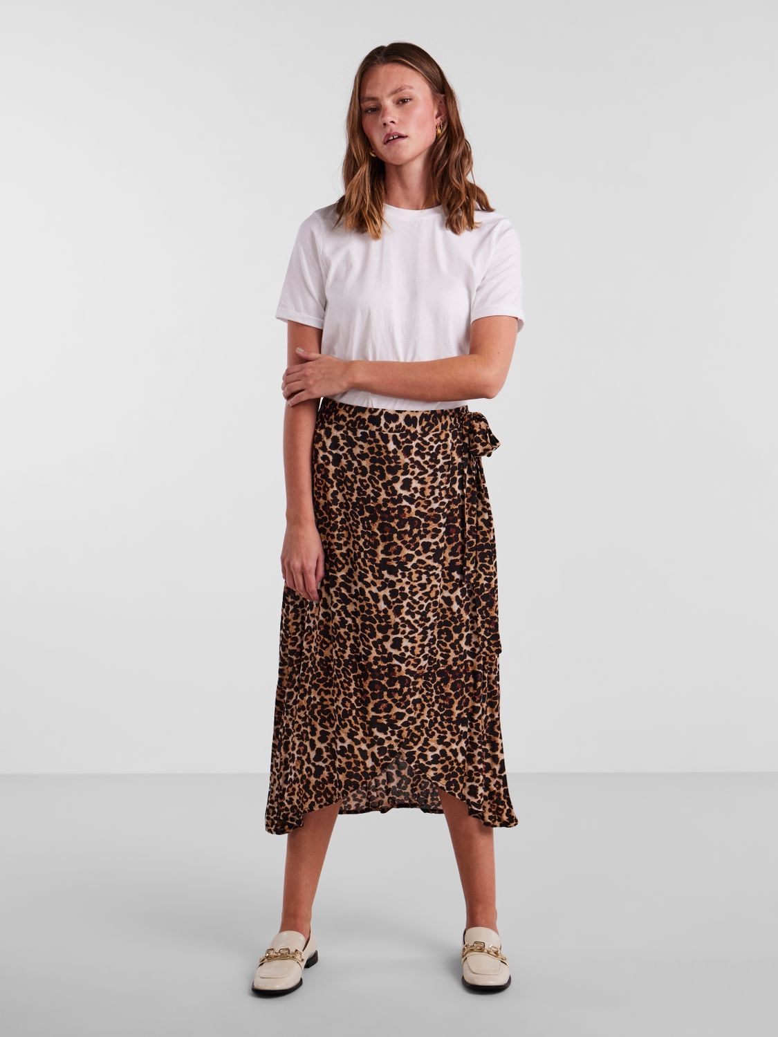 Pieces PCTALA WRAP SKIRT  NOOS BC Tanzine/LEO 2900147062023