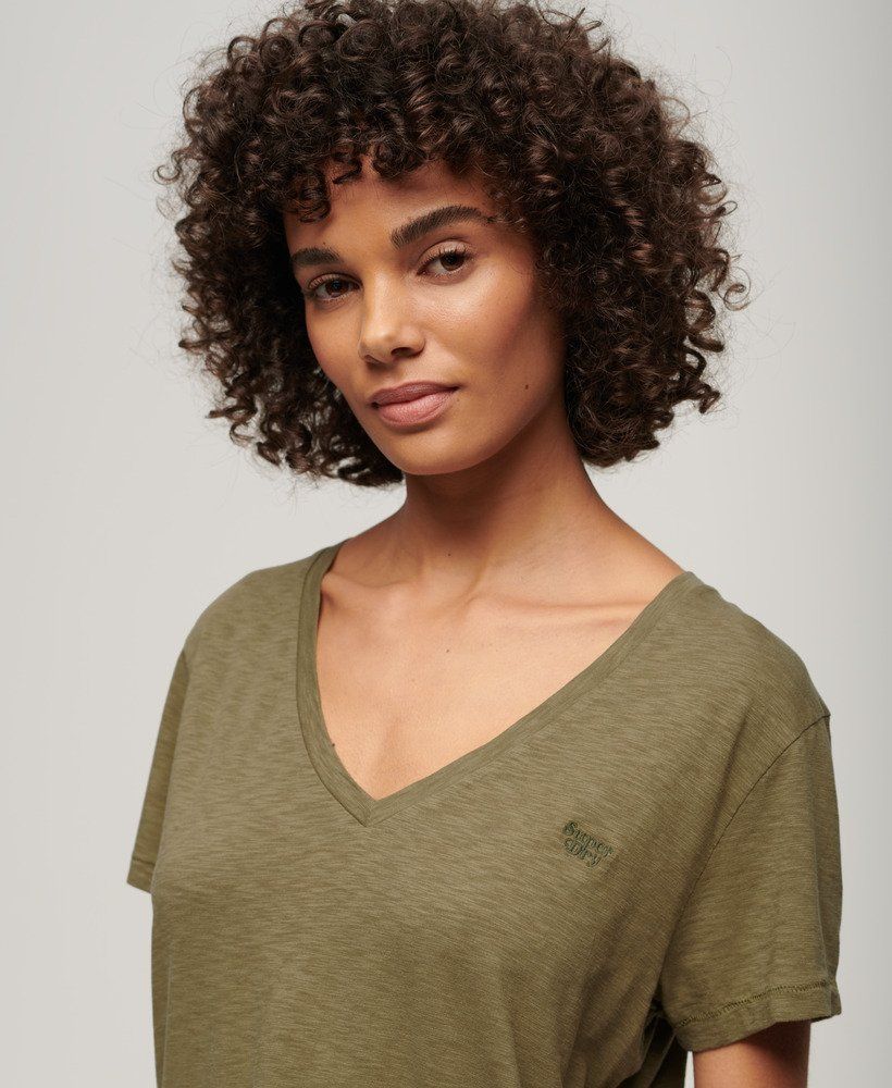Superdry Studios slub emb vee tee Tornado 2900147110069 Superdry Studios slub emb vee tee Tornado 2900147110069