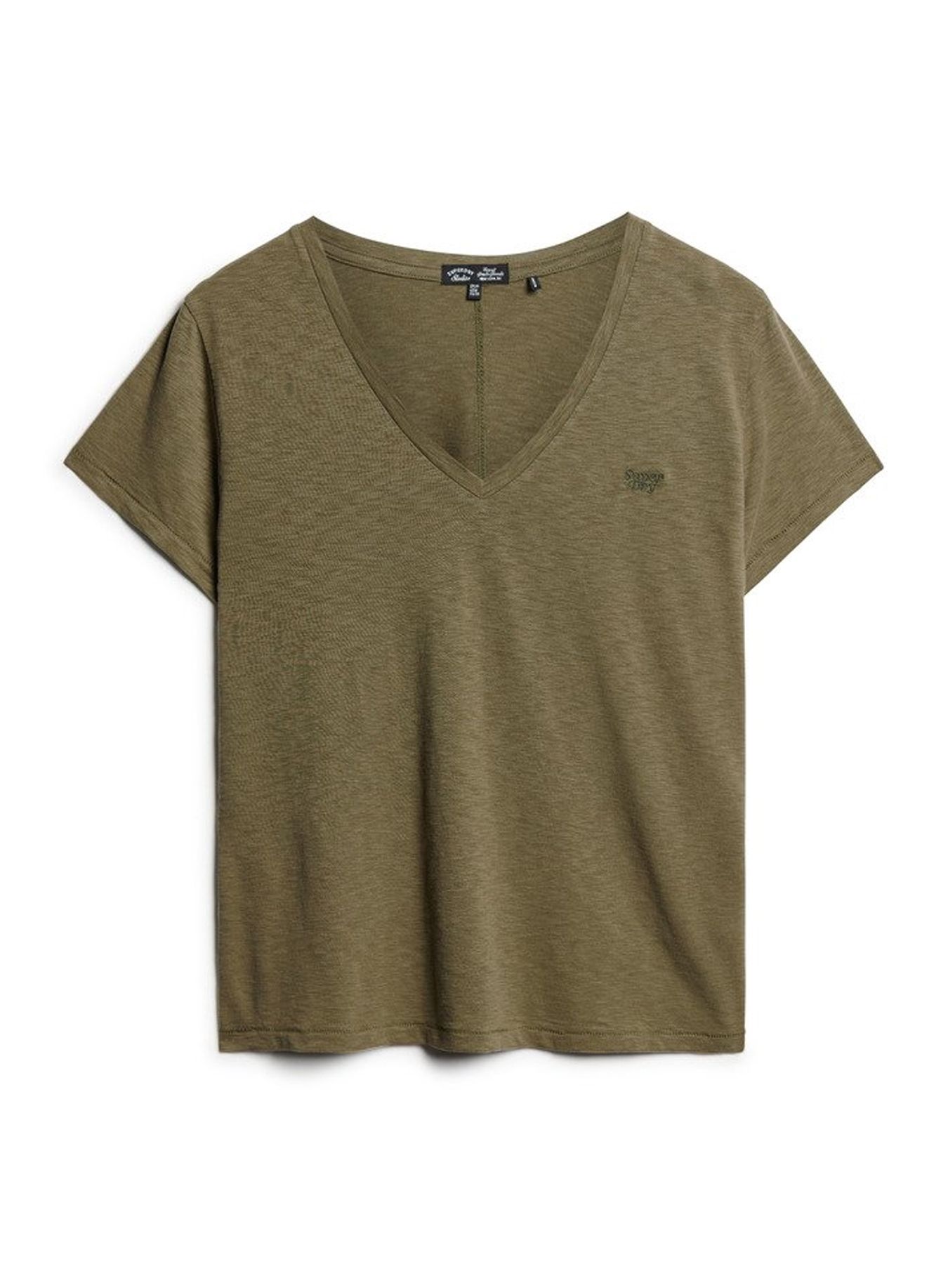 Superdry Studios slub emb vee tee Tornado 2900147110069 Superdry Studios slub emb vee tee Tornado 2900147110069