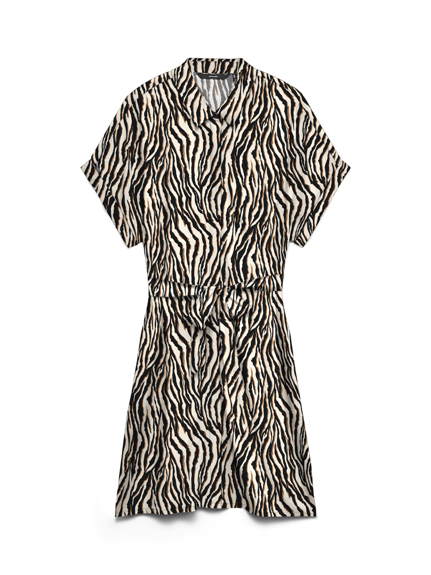 Vero Moda VMEASY JOY S/S SHIRT DRESS WVN GA Oatmeal/Dolly 00108289-EKA26011400003542