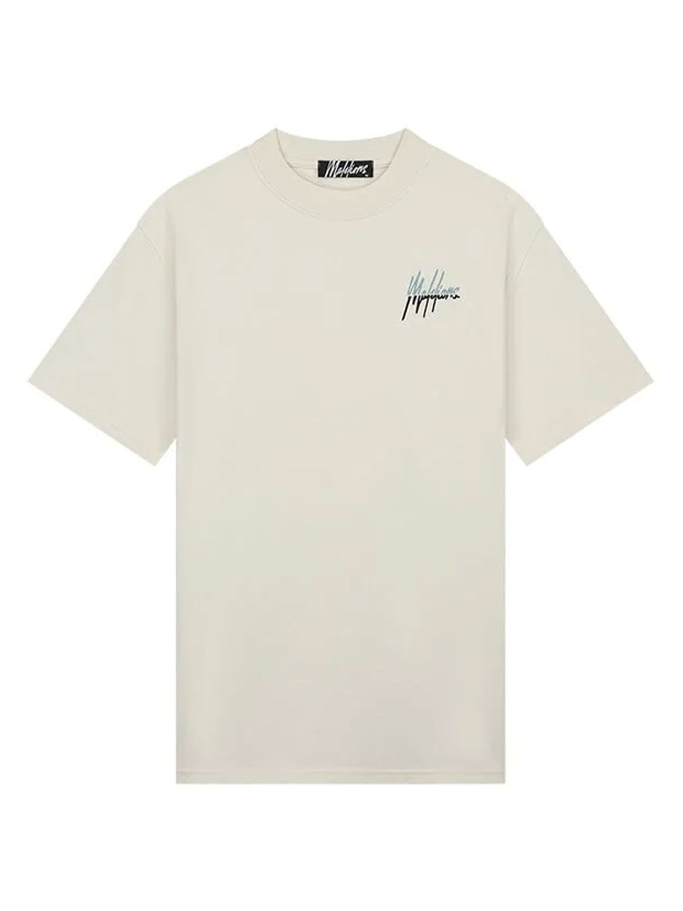 Malelions Men split t-shirt Off white/light blue 00108314-137