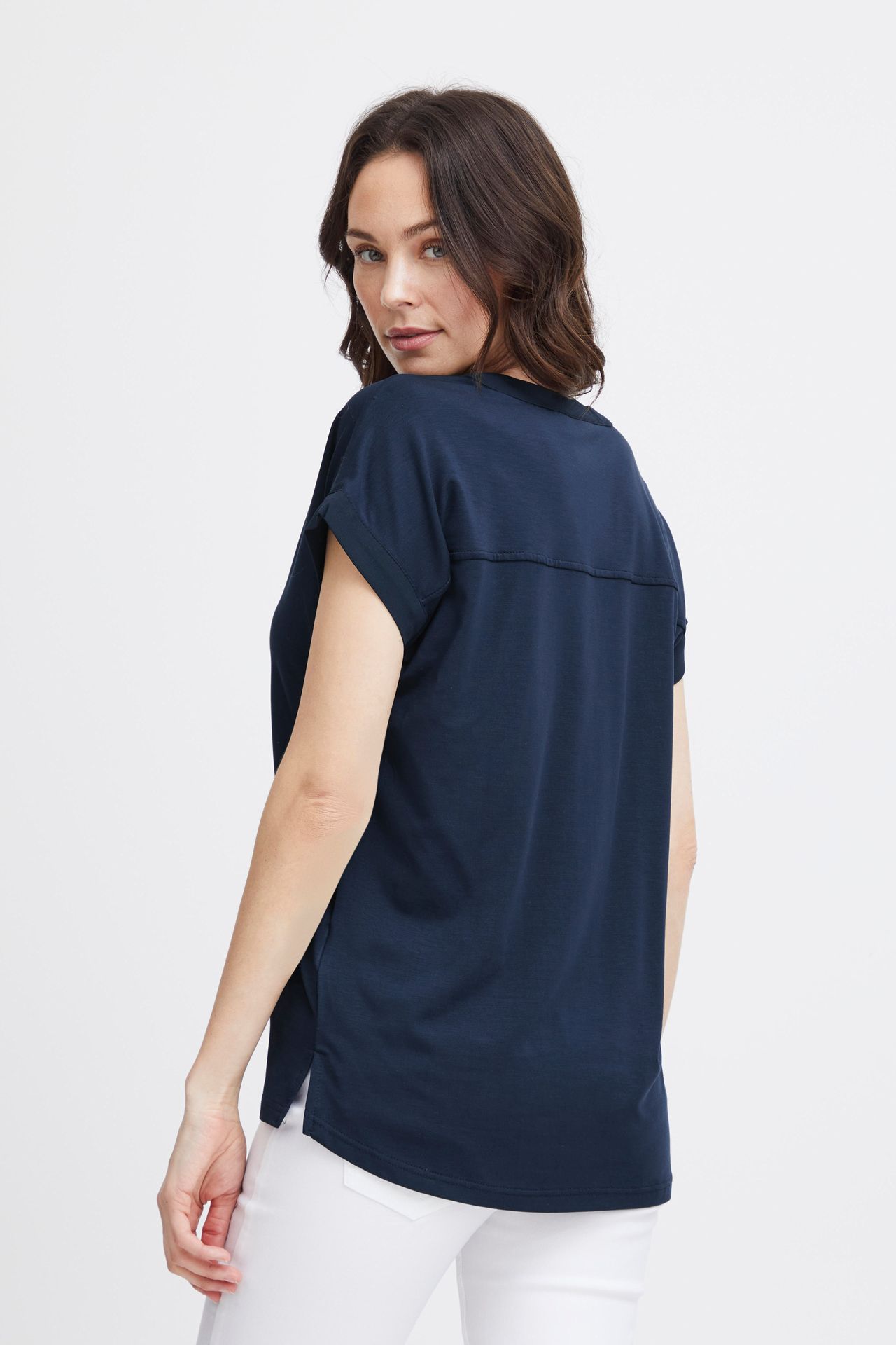 Fransa frLiv tee 1 Navy Blazer 2900152235078