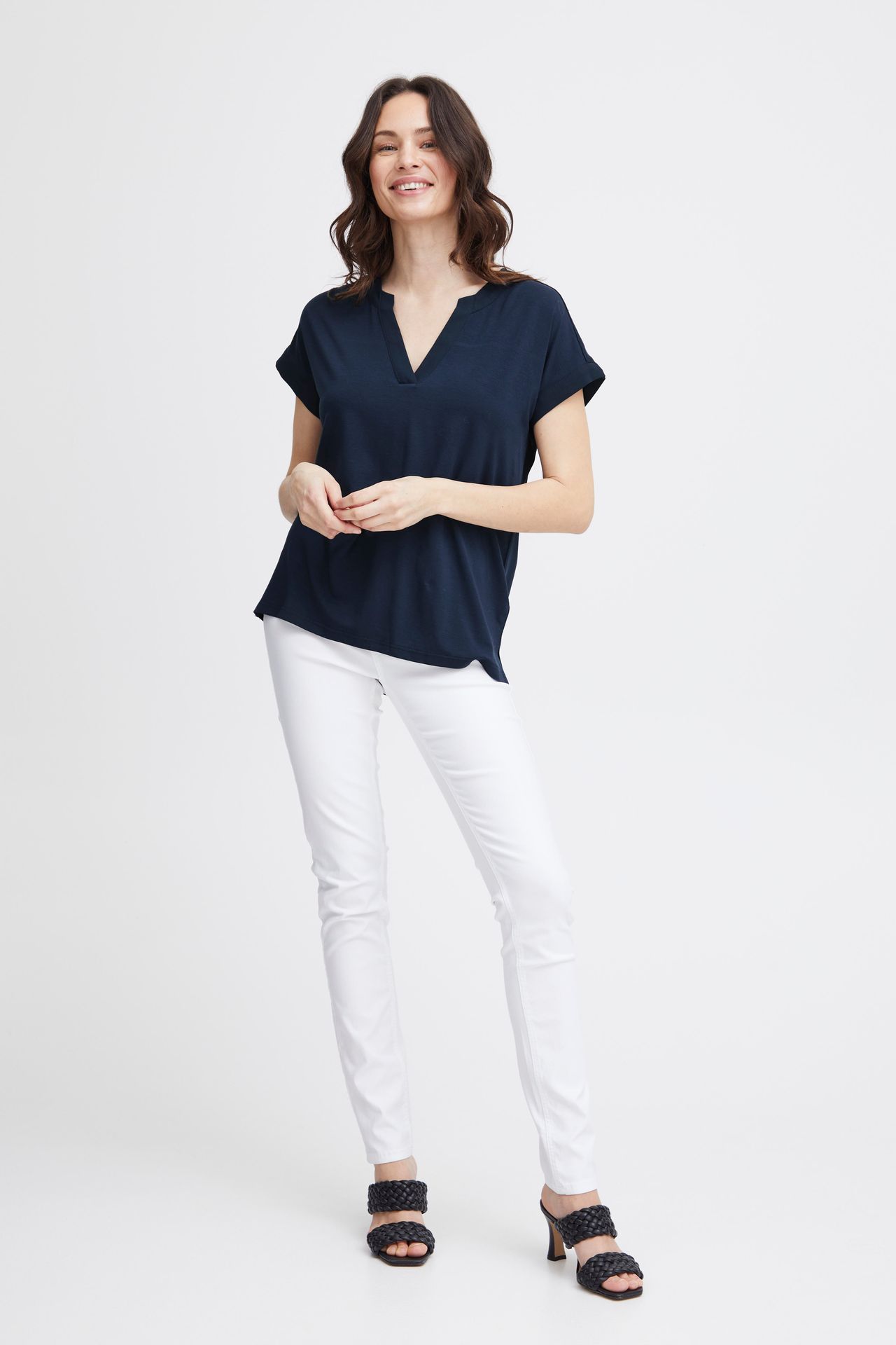 Fransa frLiv tee 1 Navy Blazer 2900152235078