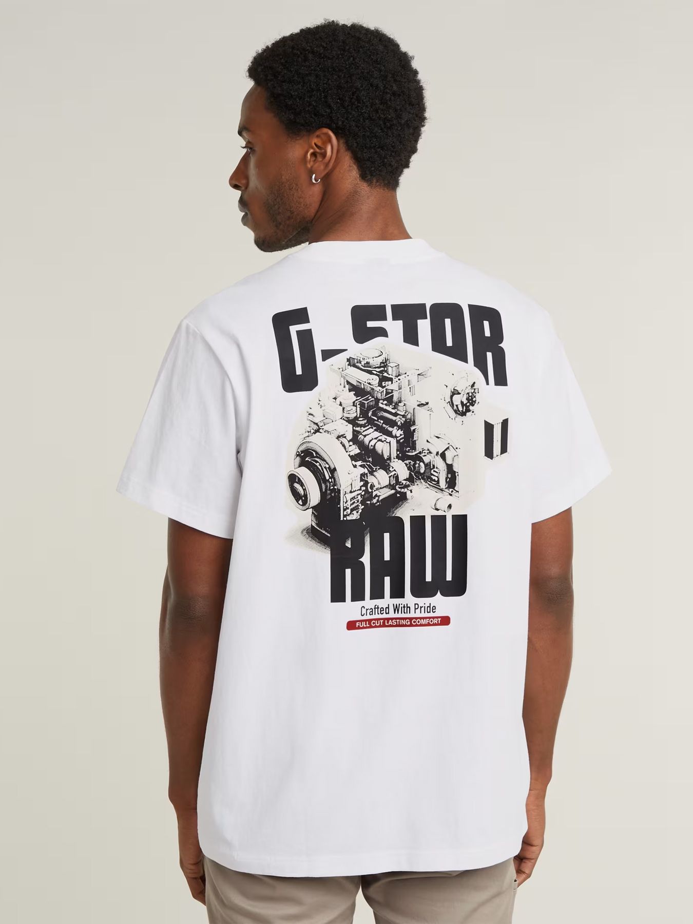 G-star Raw Engine back gr loose r t 110 white 2900147349063 G-star Raw Engine back gr loose r t 110 white 2900147349063