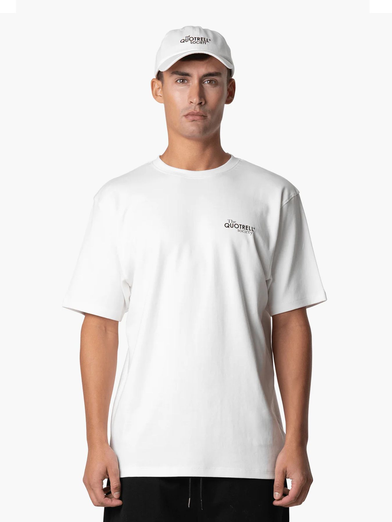 Quotrell Society t-shirt White/black 2900147485068