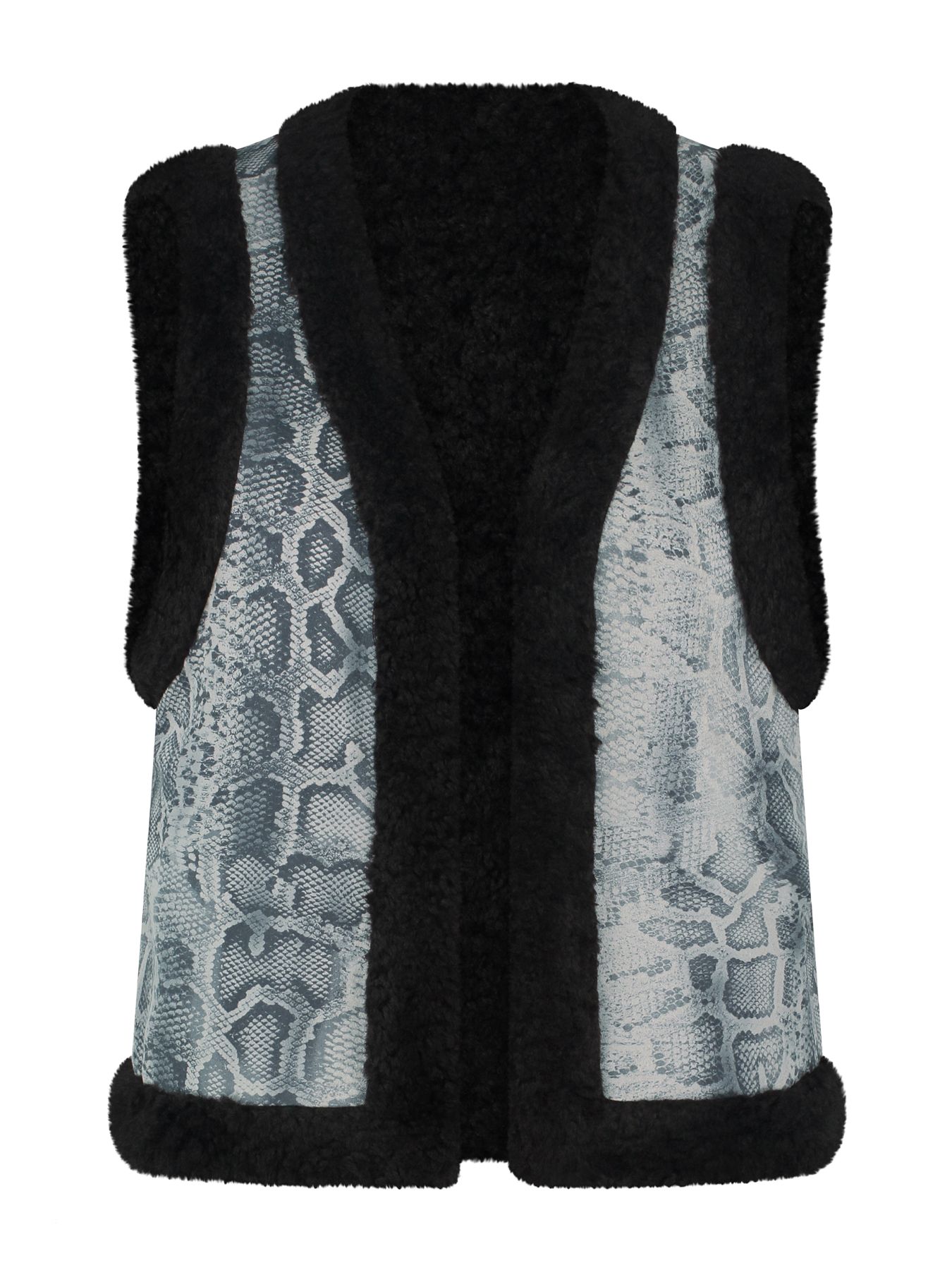 Tramontana Gilet Teddy Grey Snake Print Greys 009997 2900147499010