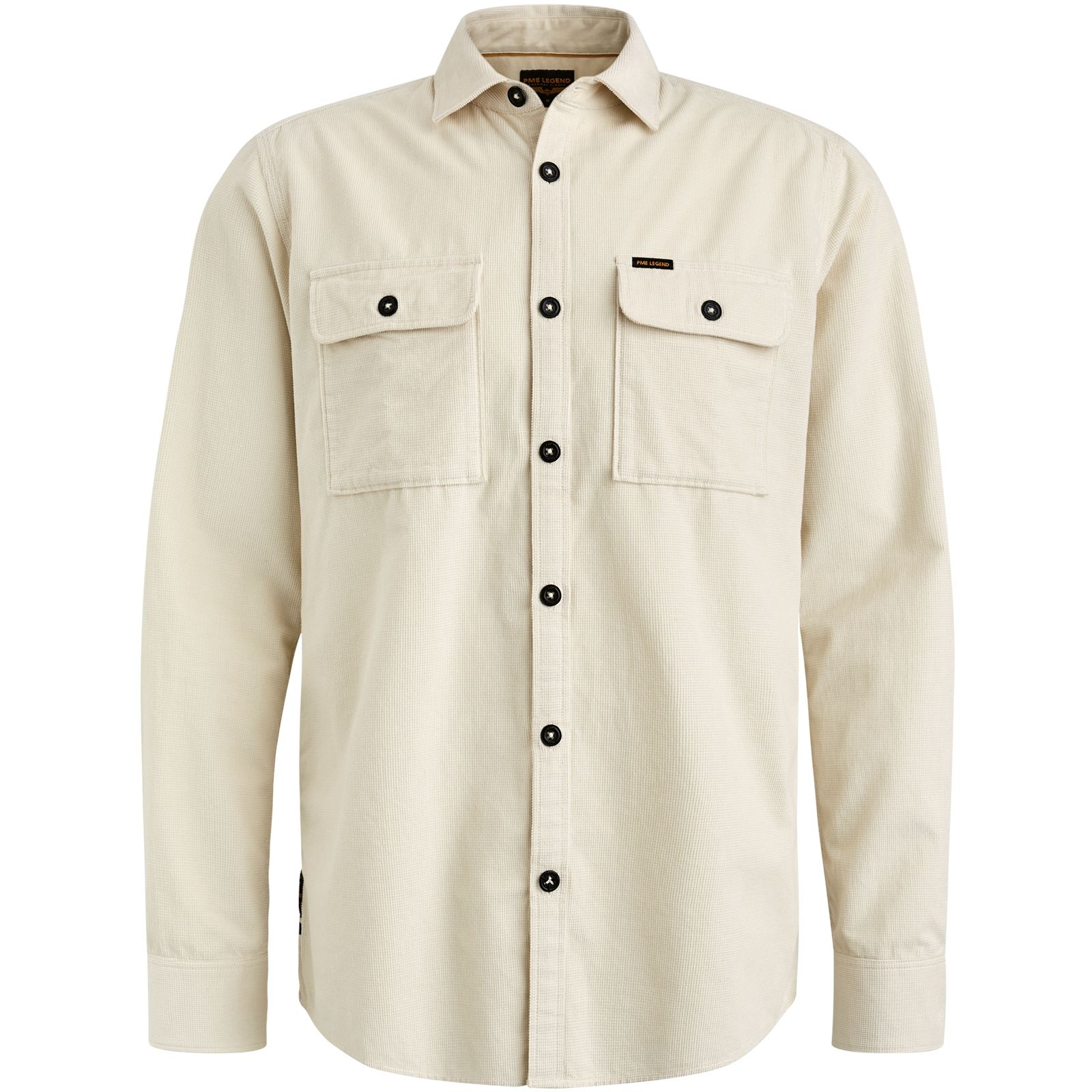 Pme Legend Long Sleeve Shirt Fine Waffle Cord Birch 2900147527027