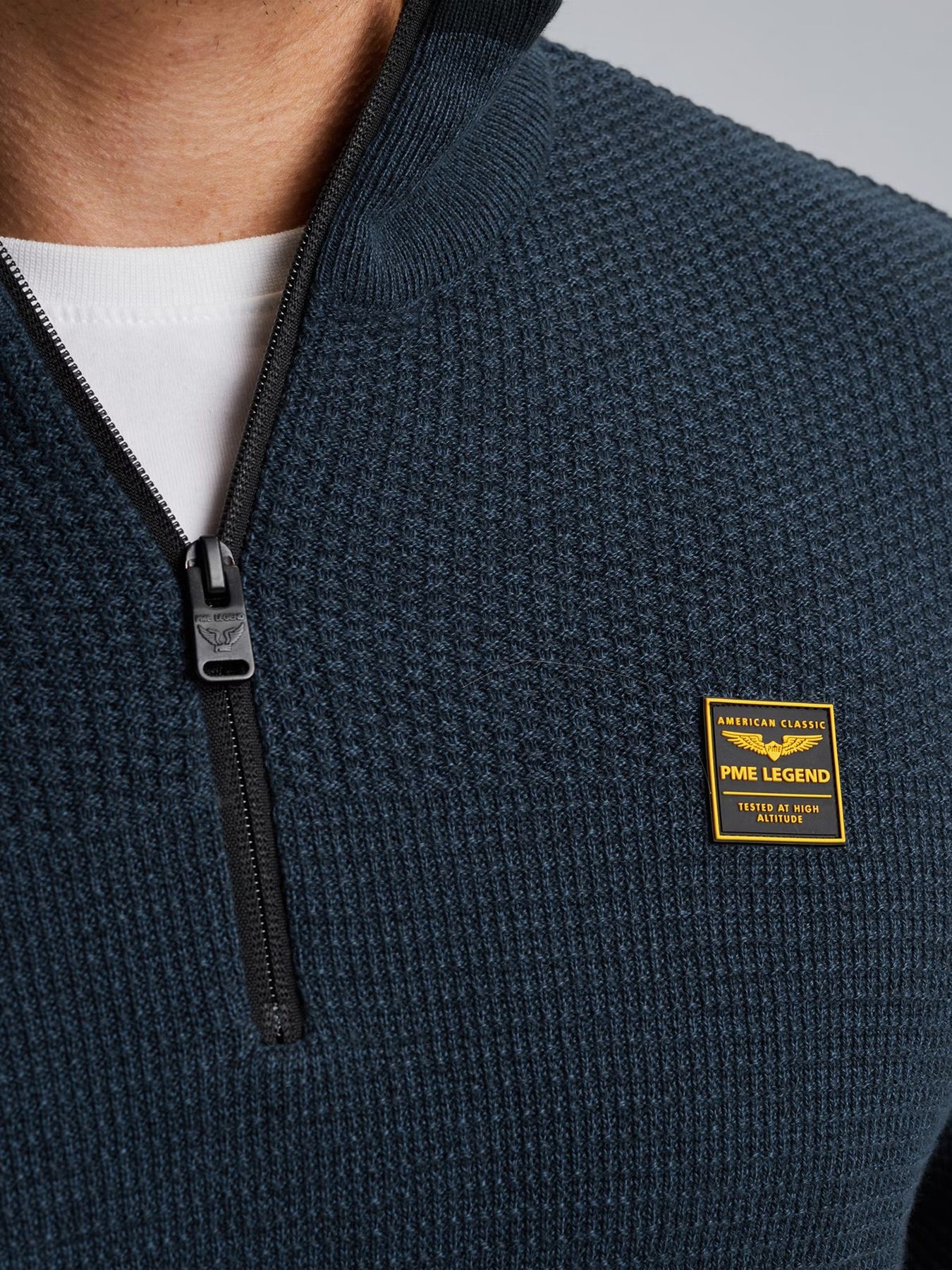 Pme Legend Half zip collar cotton mouline Salute 2900147548022