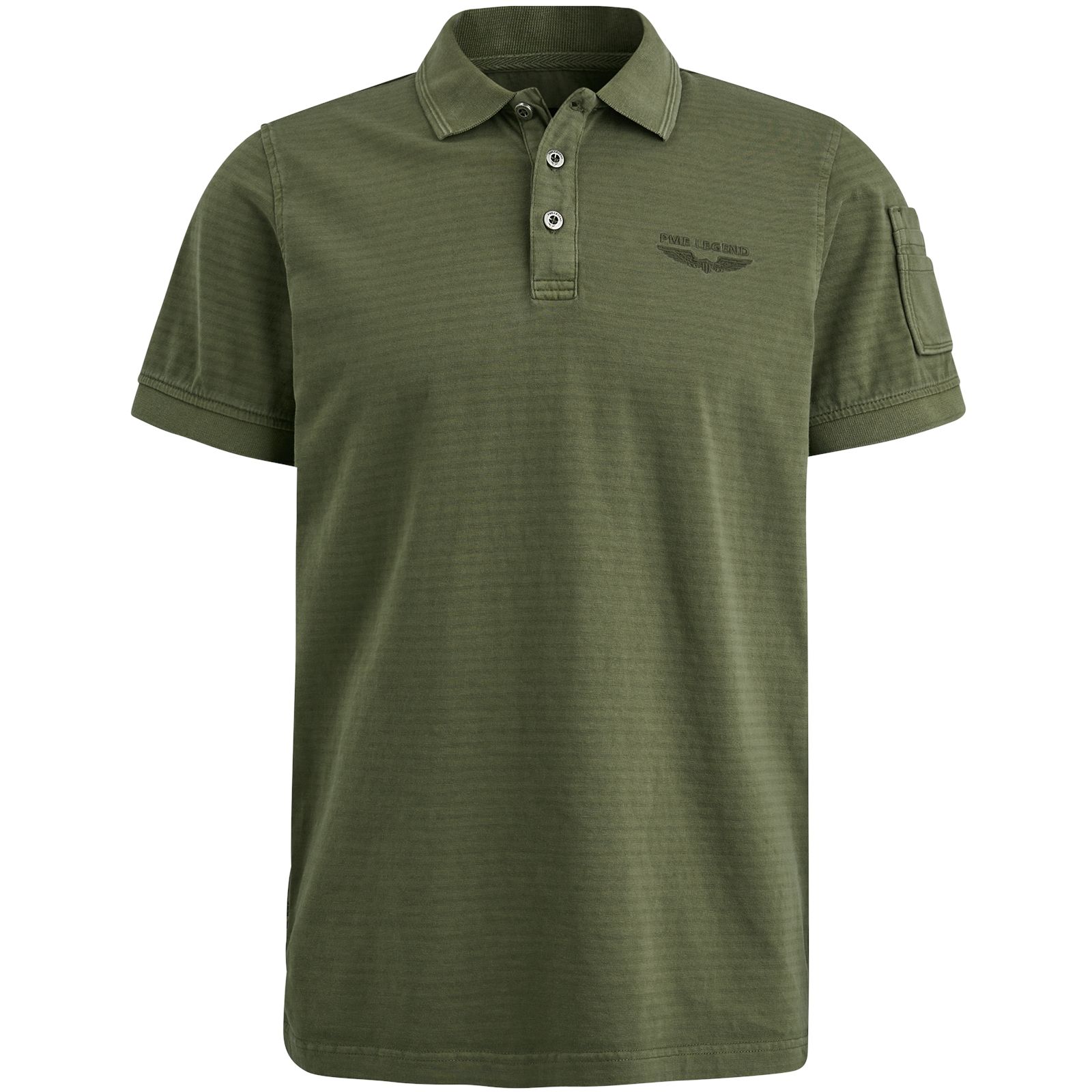 Pme Legend Short sleeve polo Melange striped 6415 00108537-6415