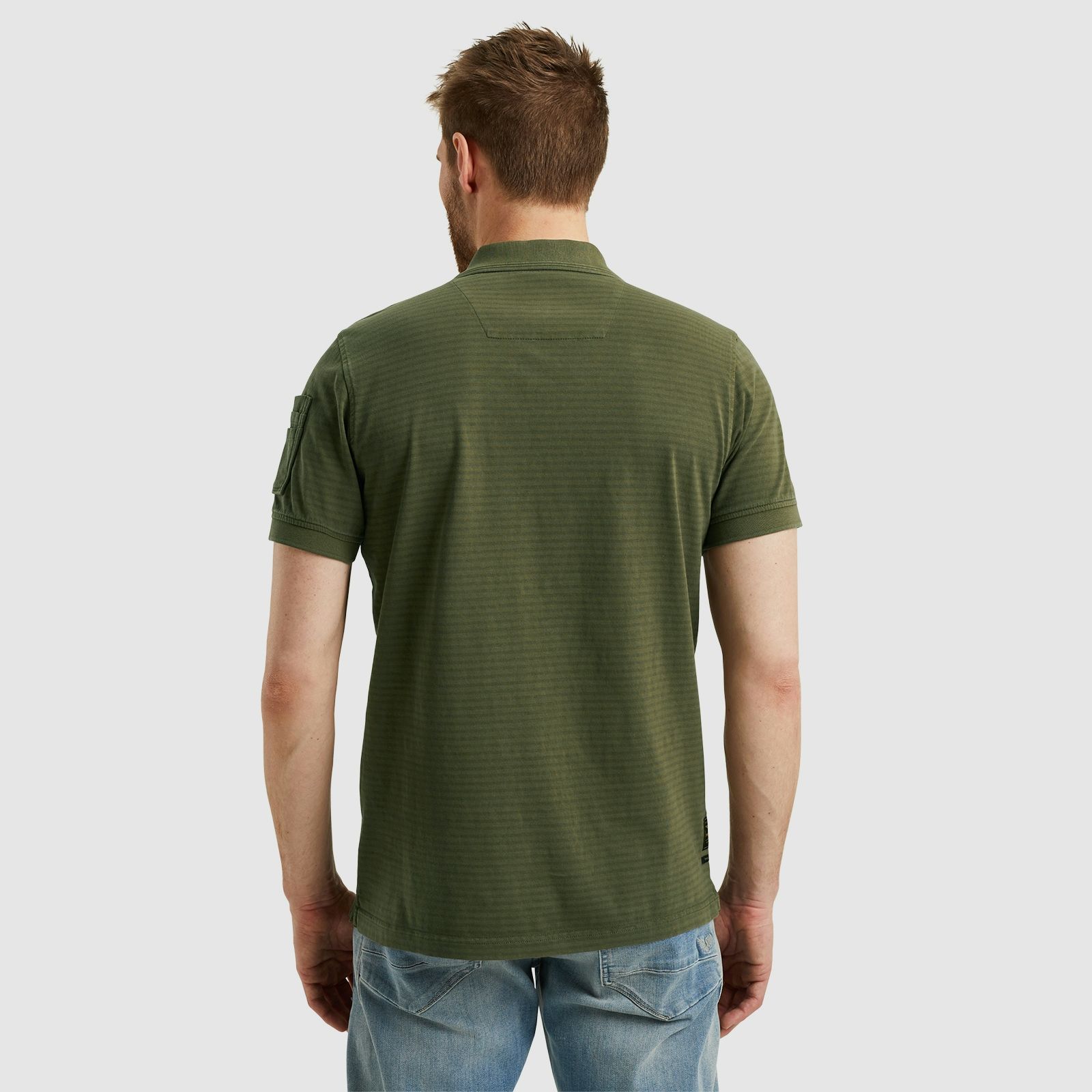 Pme Legend Short sleeve polo Melange striped 6415 2900156902020