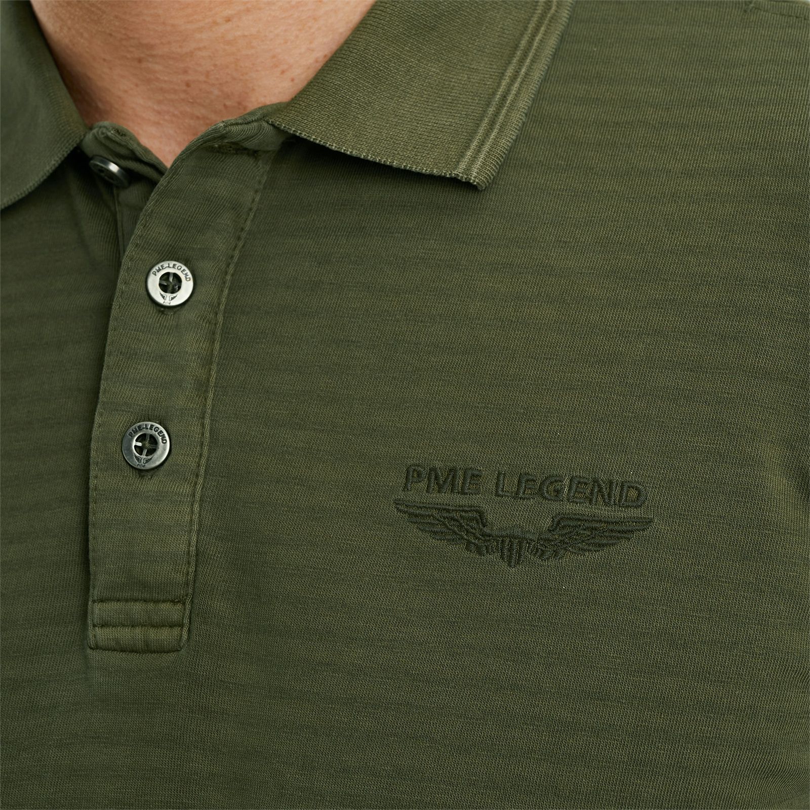 Pme Legend Short sleeve polo Melange striped 6415 2900156902020